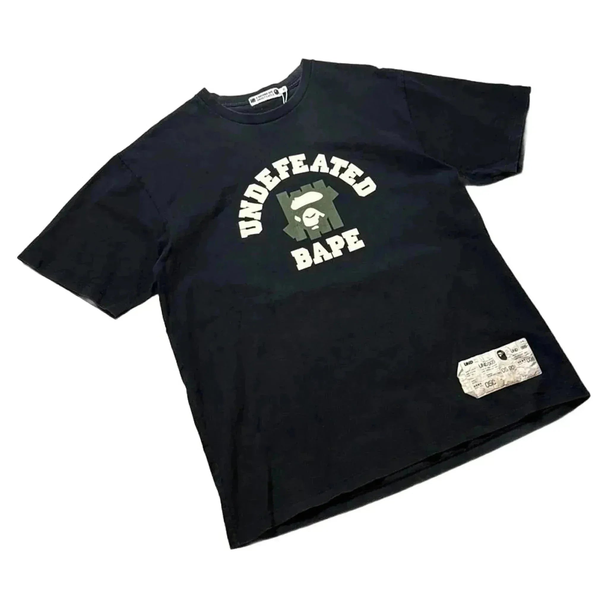 A Bathing Ape (BAPE) x Undefeated Tee - Black - XXL