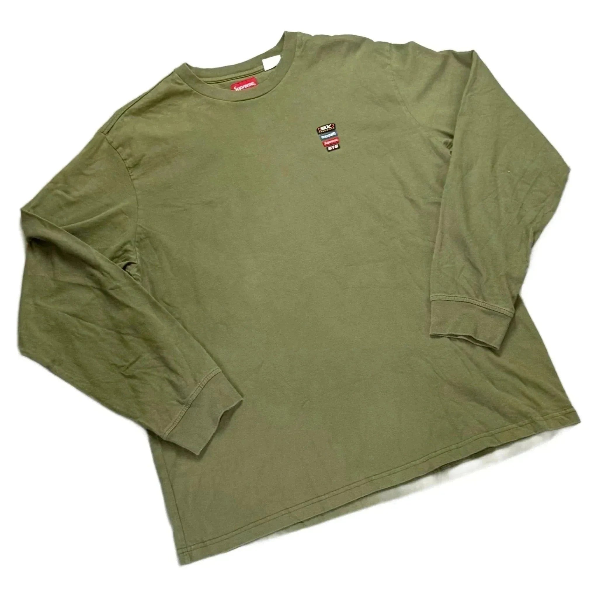 Supreme Long Sleeve Tee - Green - L