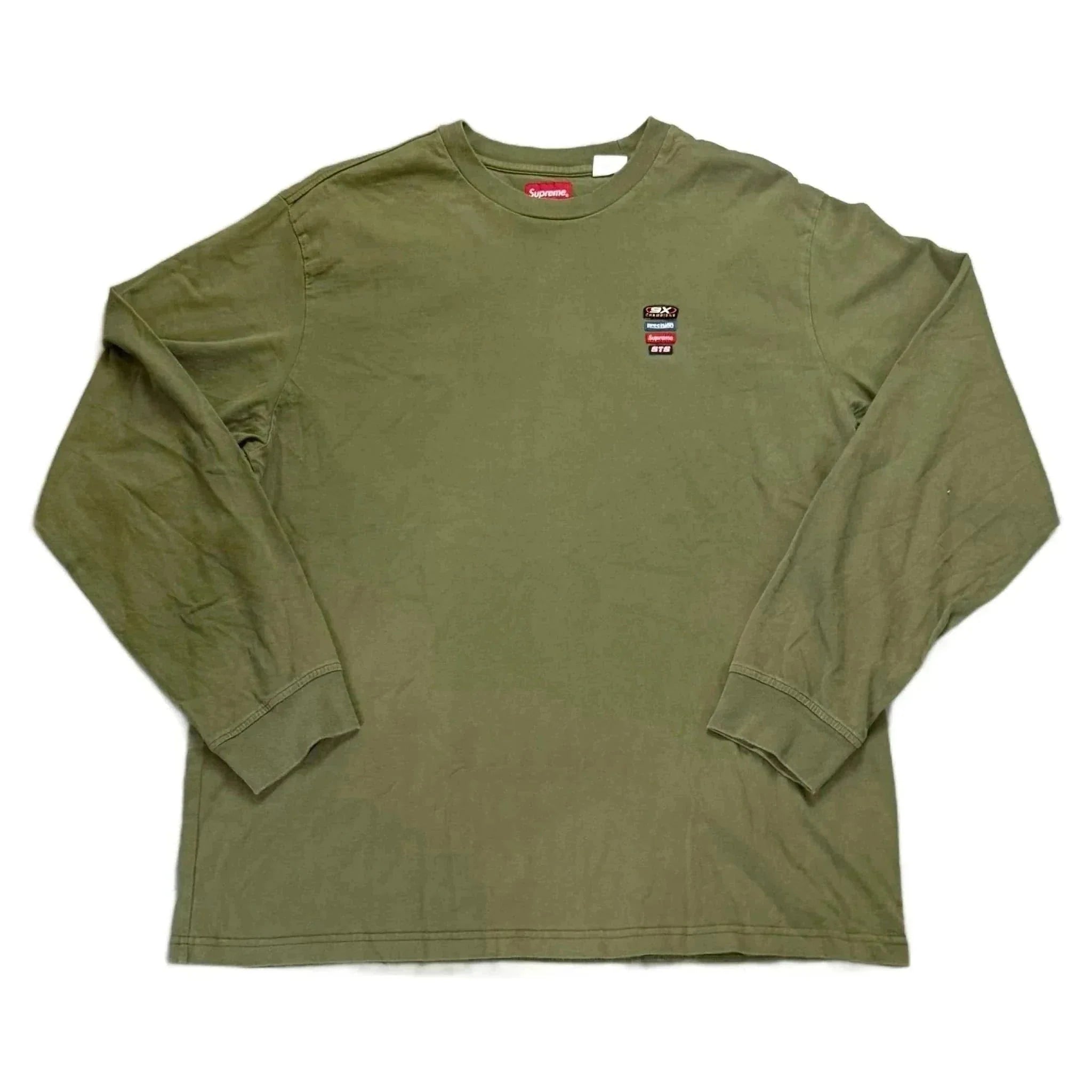 Supreme Long Sleeve Tee - Green - L