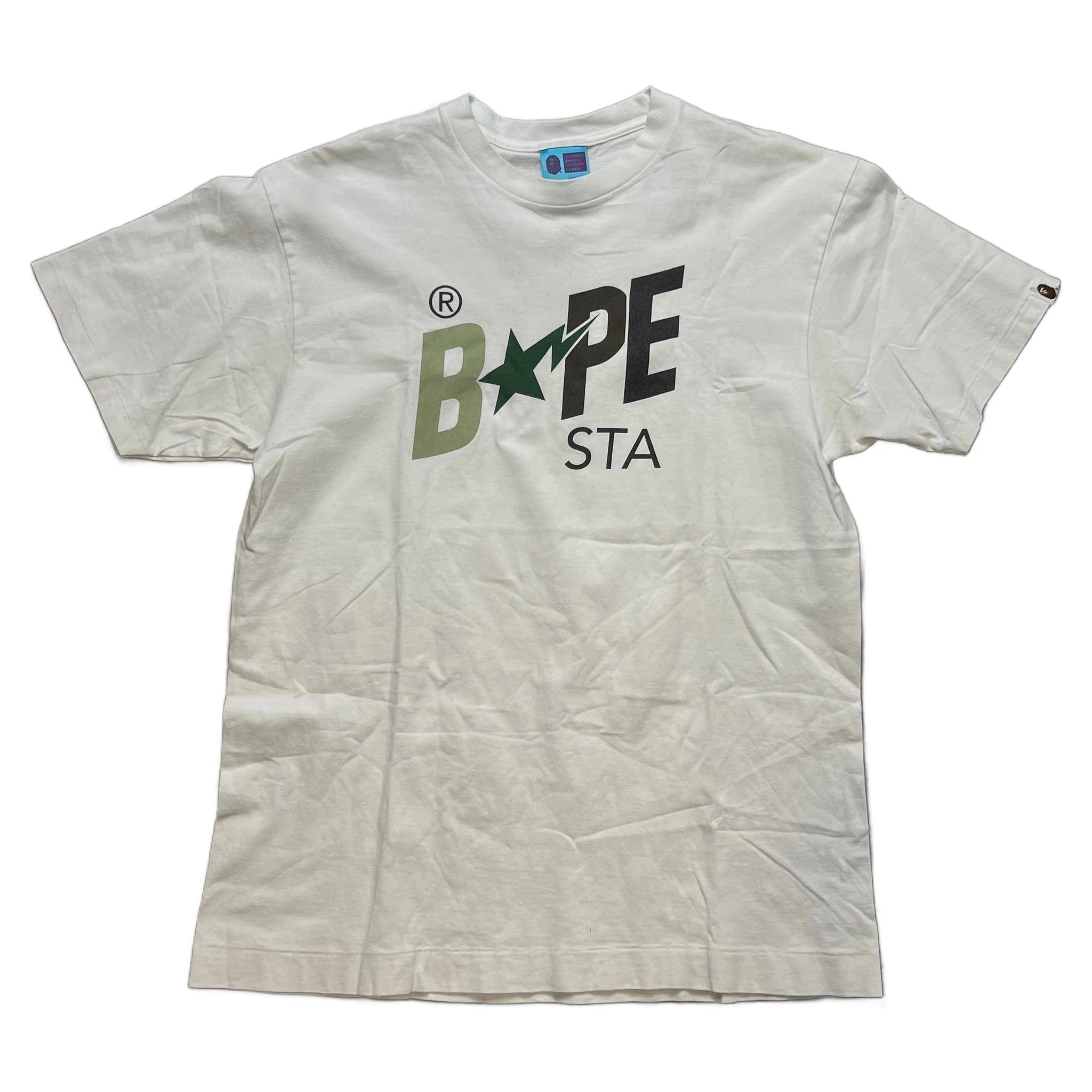White A Bathing Ape (BAPE) Tee - L