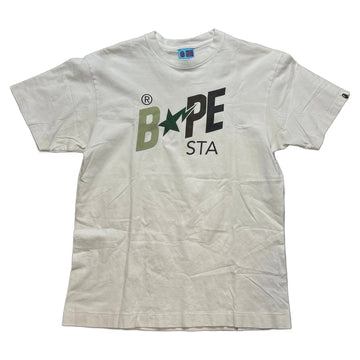 White A Bathing Ape (BAPE) Tee - L