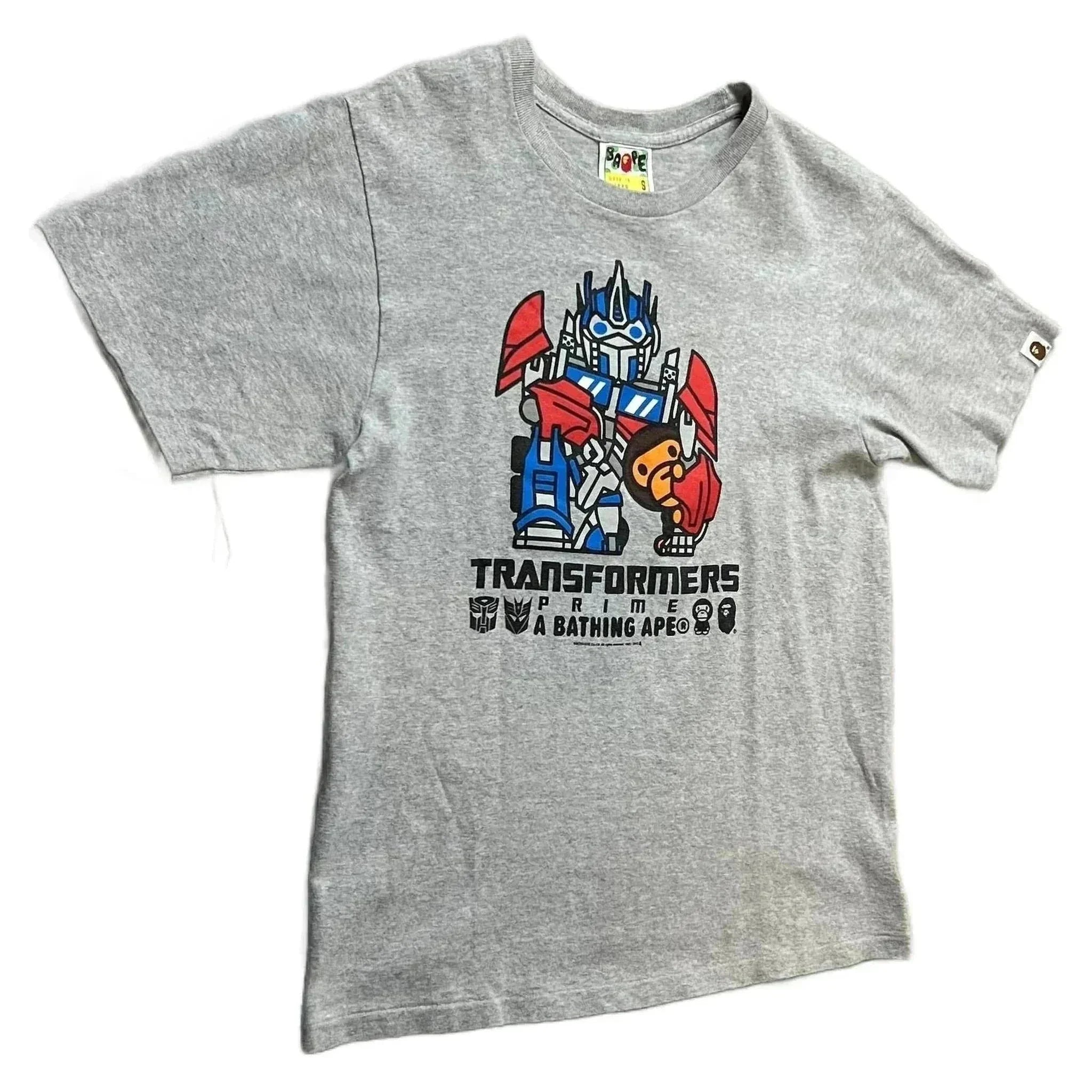 A Bathing Ape (BAPE) T-Shirt - Grey - S - Transformers