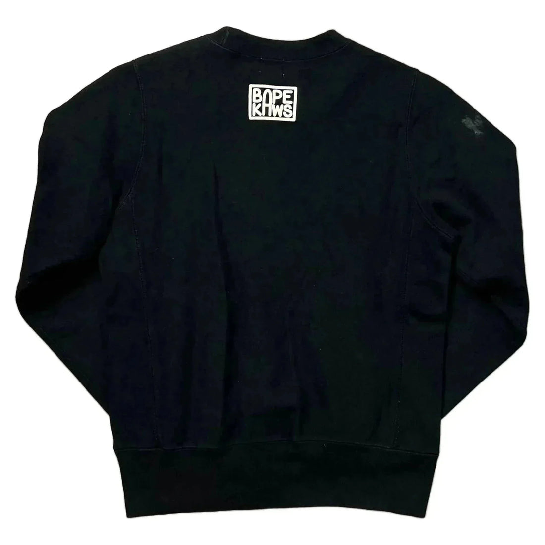 A Bathing Ape (BAPE) x KAWS Sweatshirt - Black - S