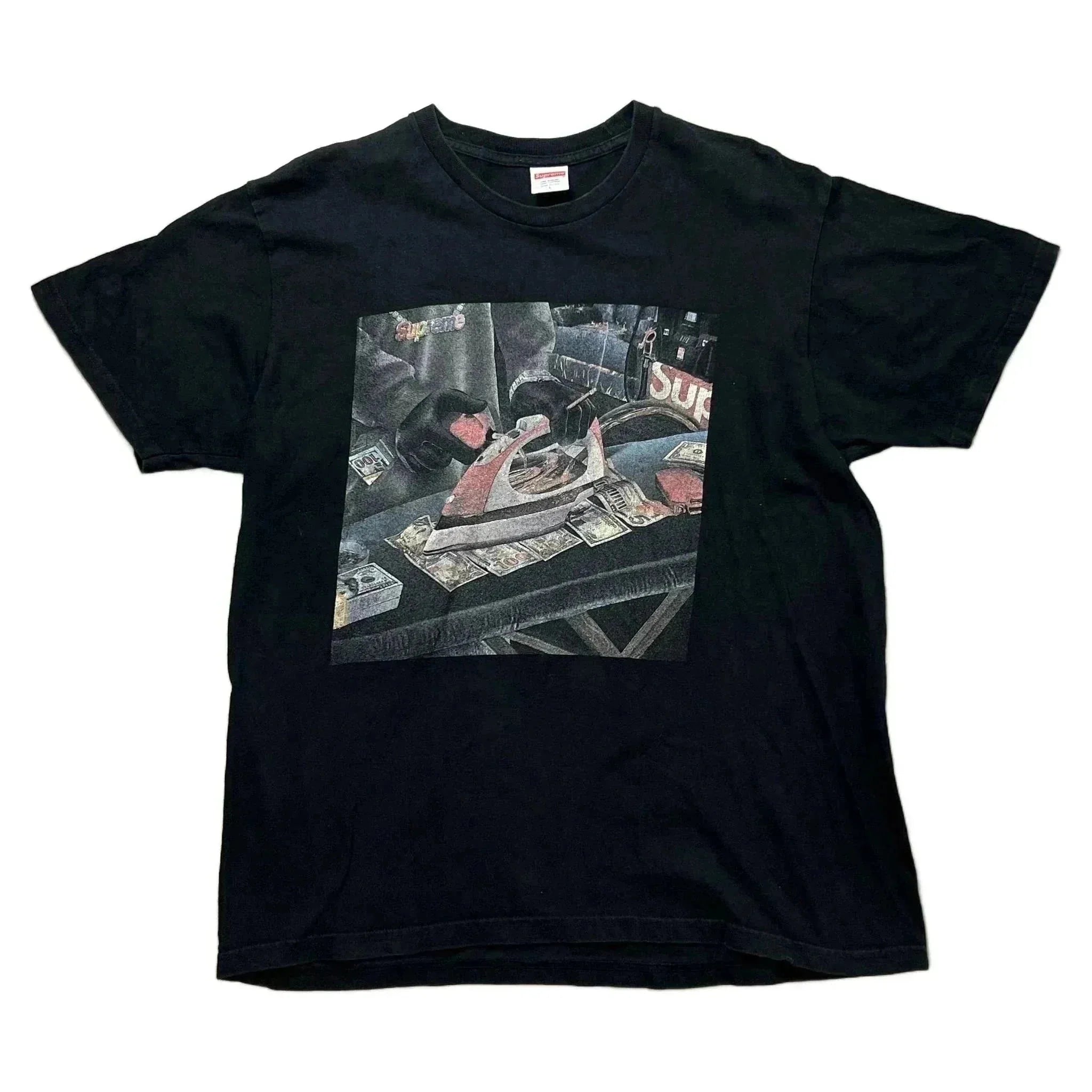 Black Supreme Tee - L