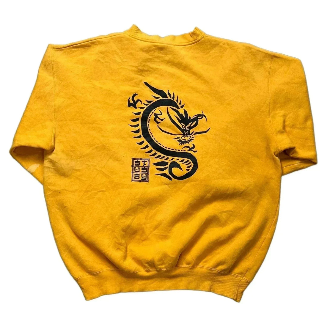 Stussy Sweatshirt - Yellow - L