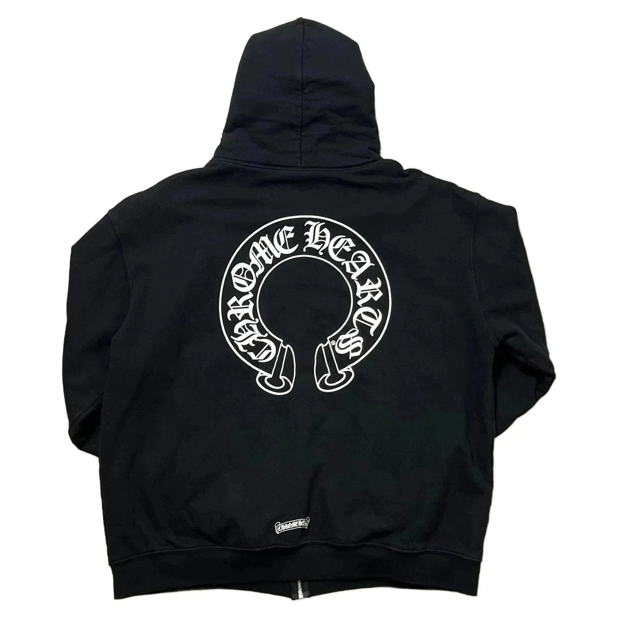 Chrome Hearts Thermal Lined Zip Up Hoodie - Black - L