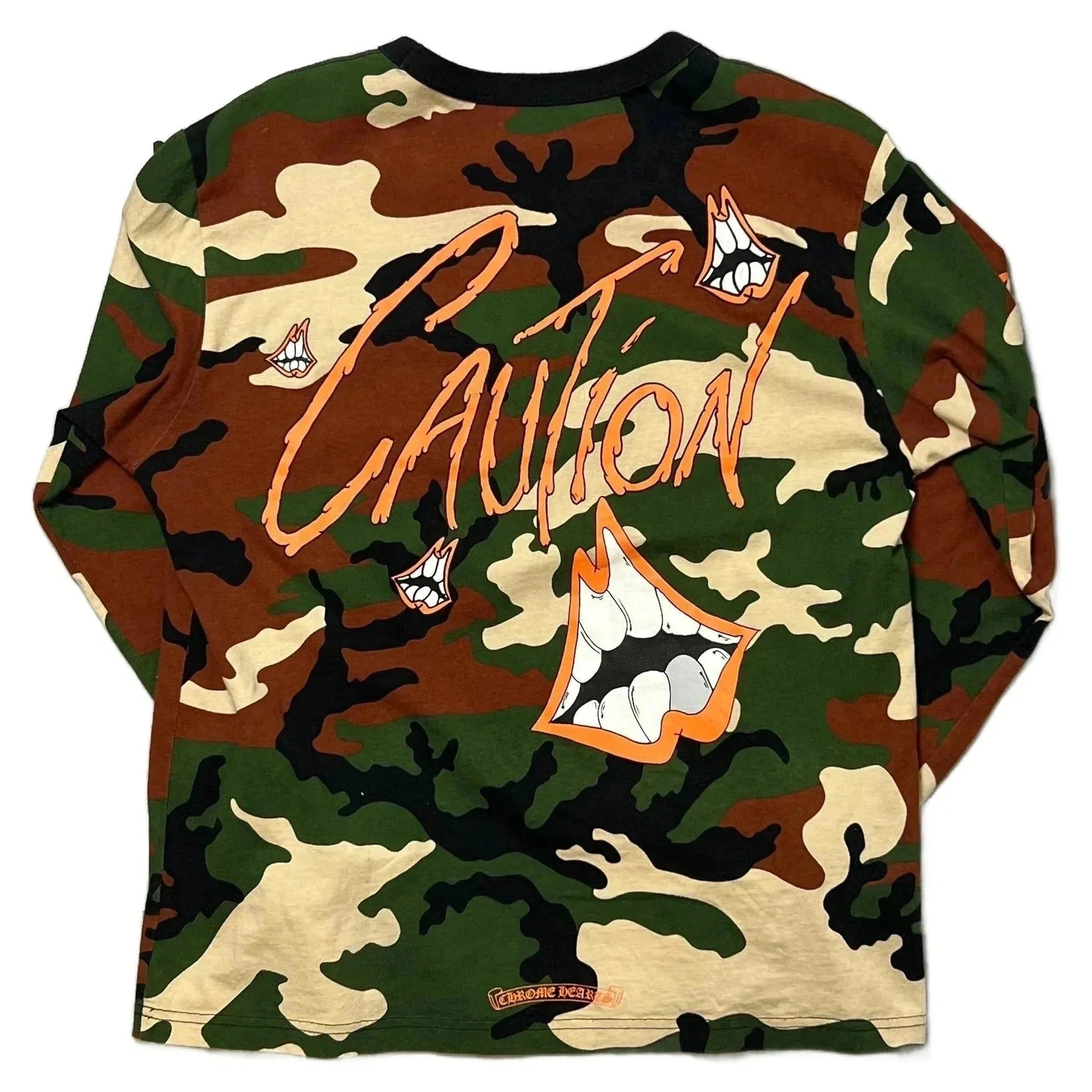 Chrome Hearts Matty Boy Long Sleeve Tee - Camo - XL