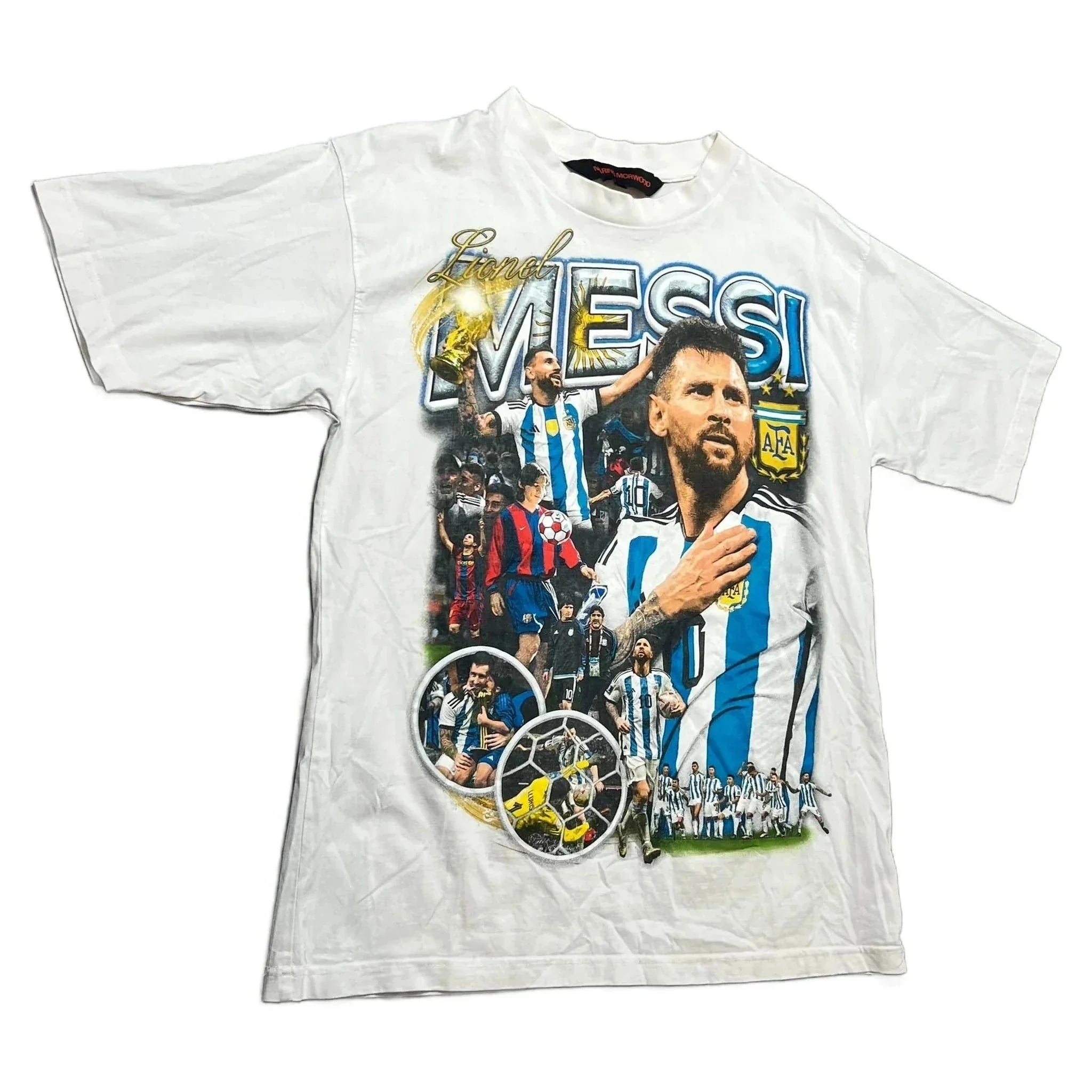 Marino Norwood Messi Tee - White - M