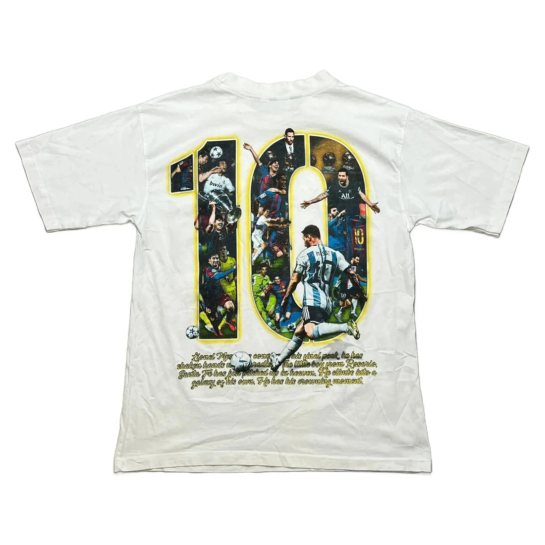 Marino Norwood Messi Tee - White - M