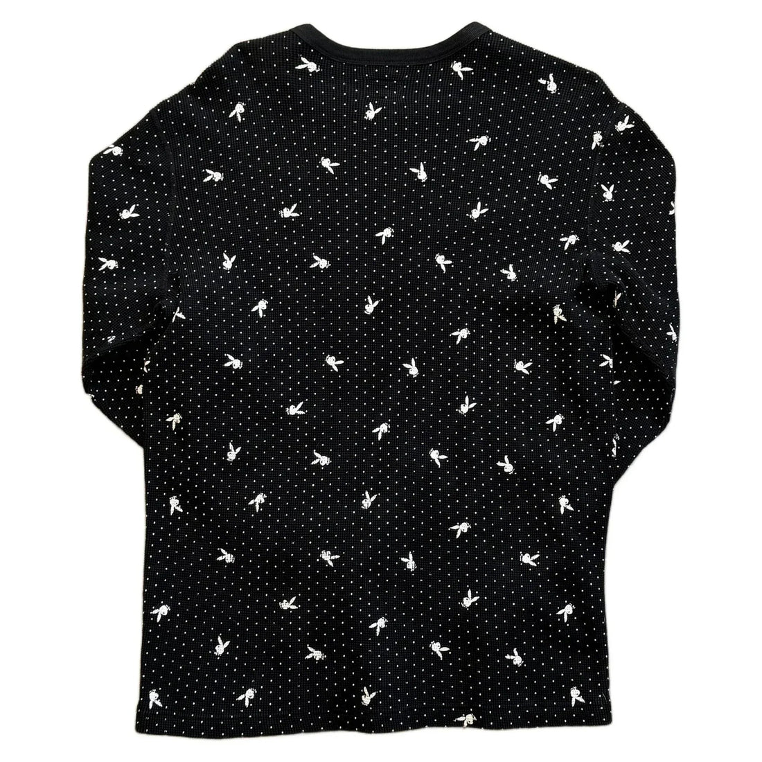 Supreme x Playboy Thermal Waffle Long Sleeve - Black - L