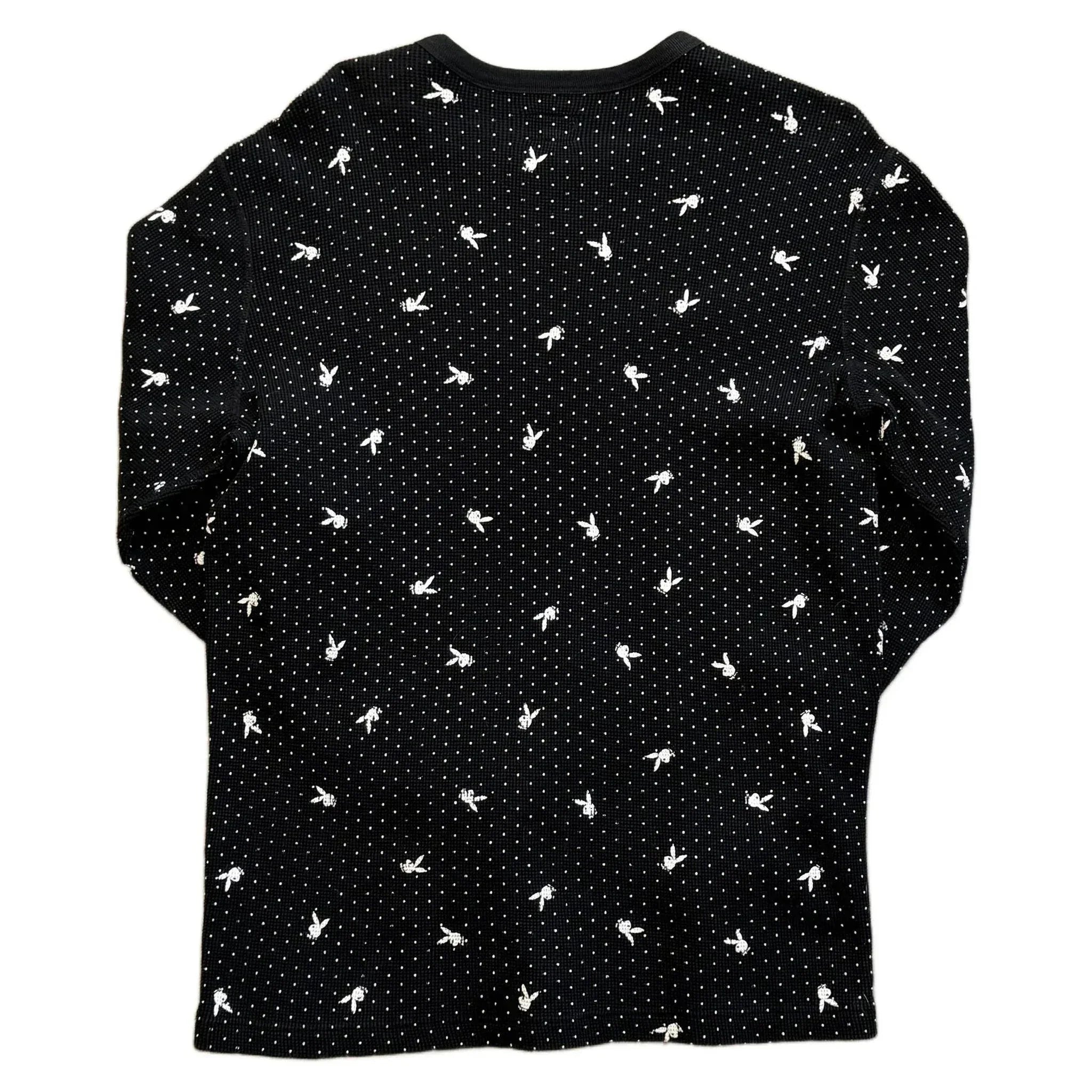 Supreme x Playboy Thermal Waffle Long Sleeve - Black - L