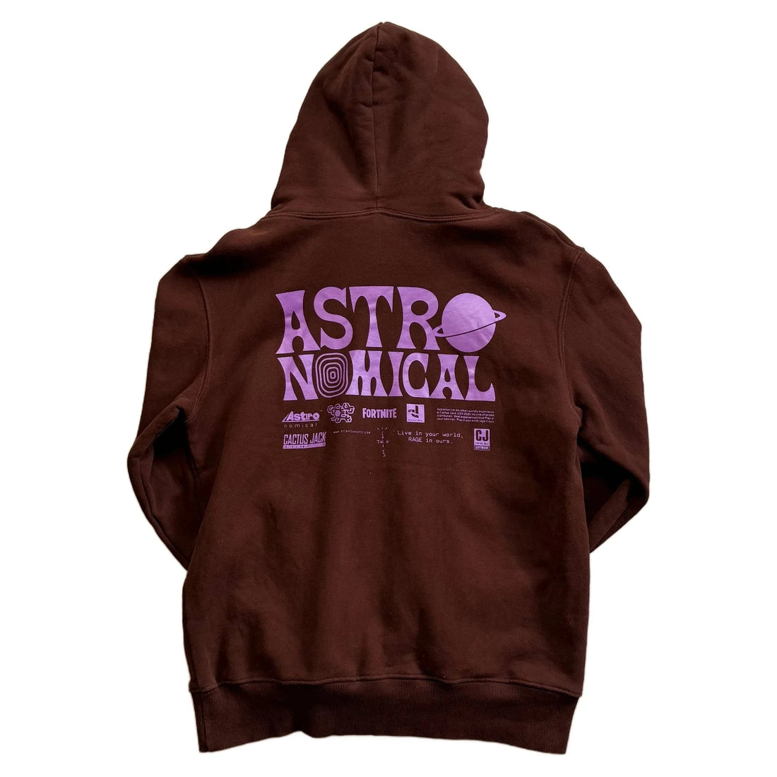 Brown Travis Scott Hoodie - M