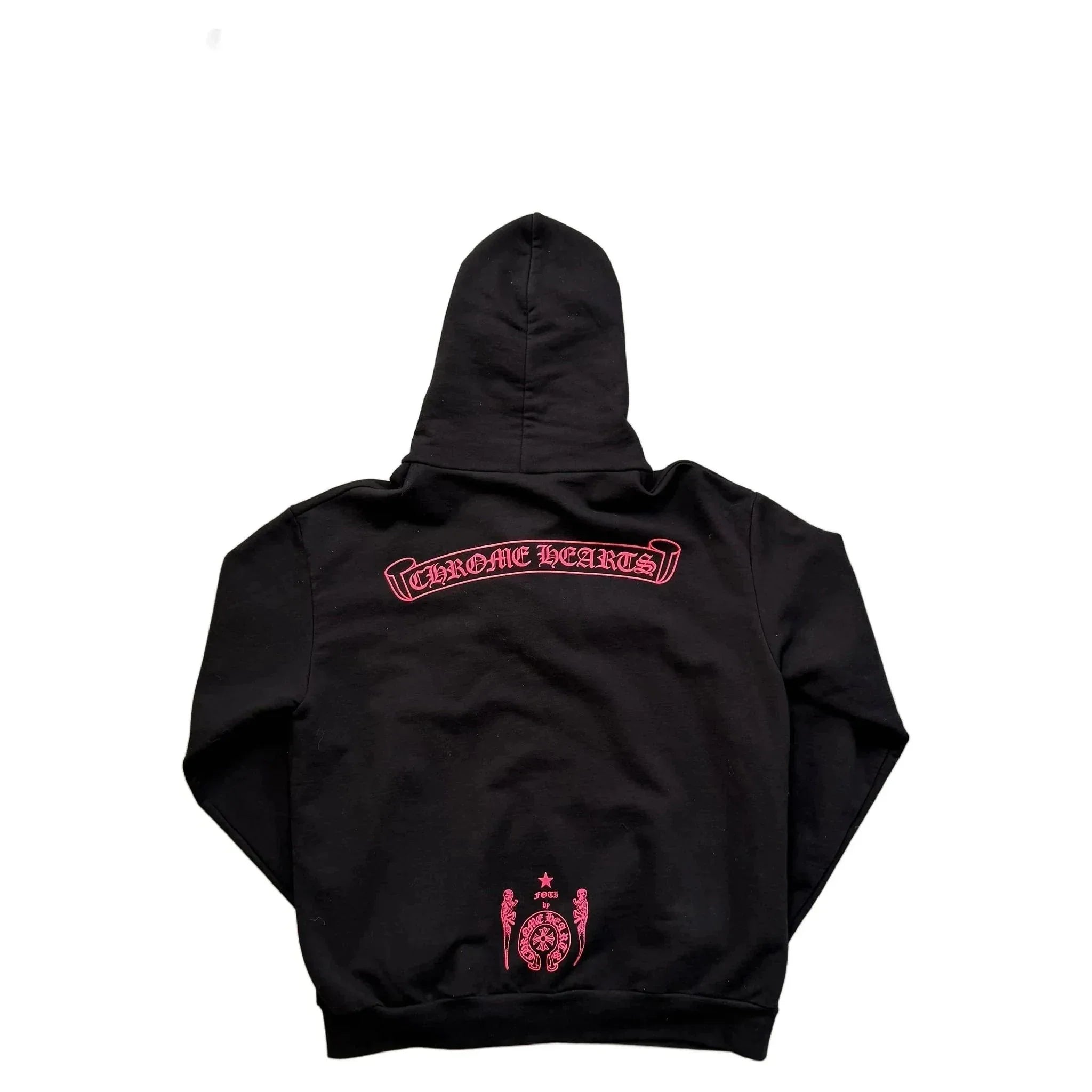 Chrome Hearts Foti Skull Zip Up Hoodie - Black - S