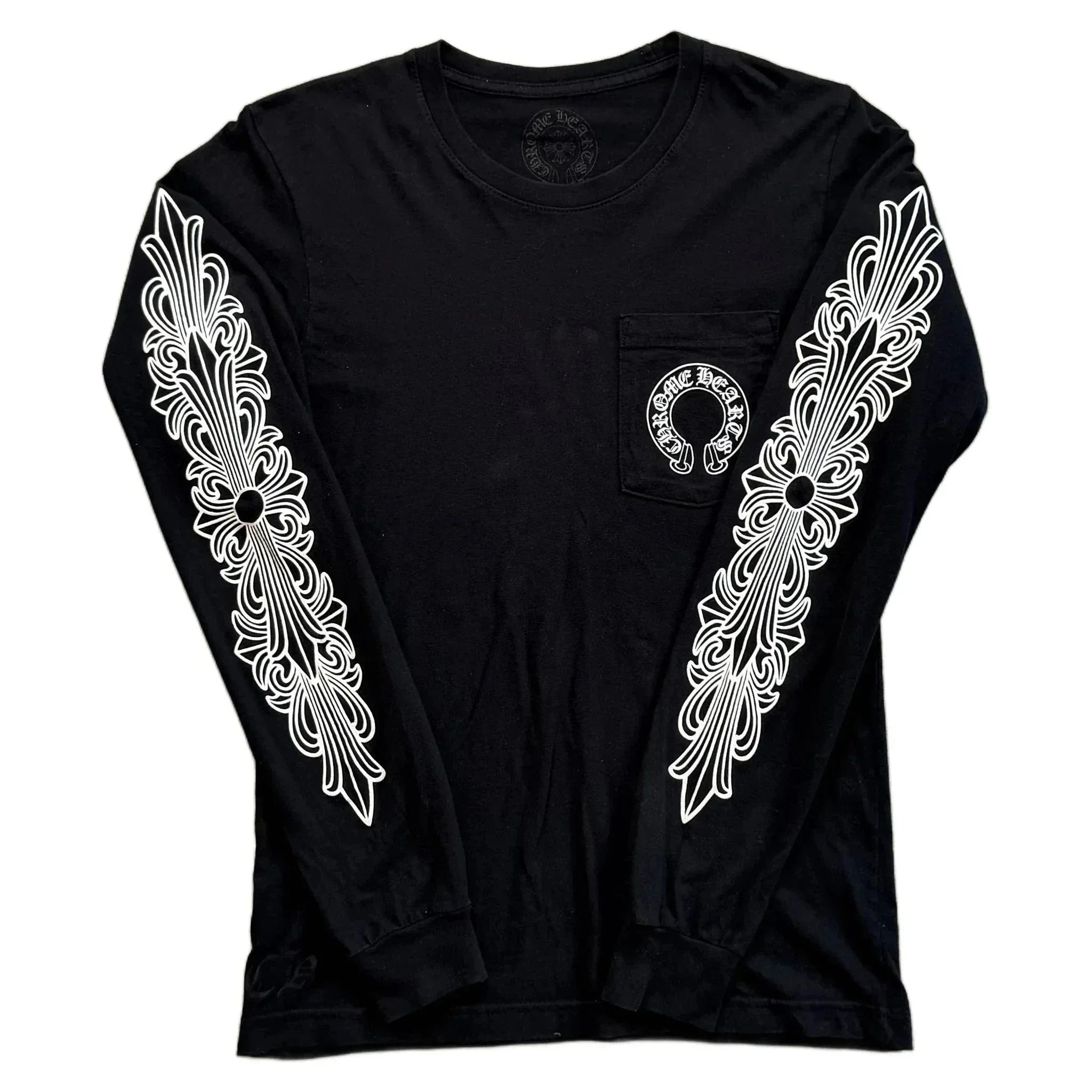 Chrome Hearts Long Sleeve Tee - Black - S