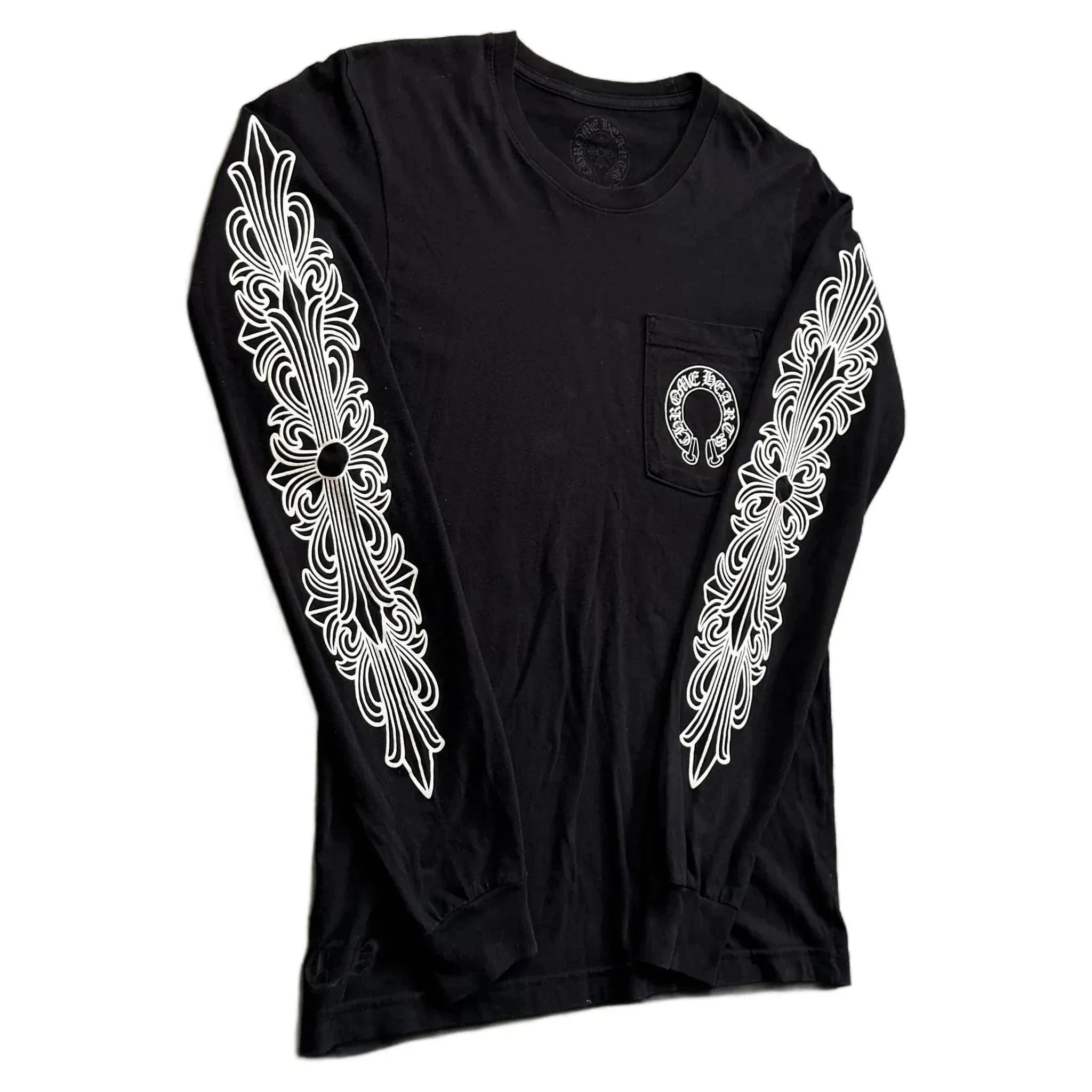 Chrome Hearts Long Sleeve Tee - Black - S
