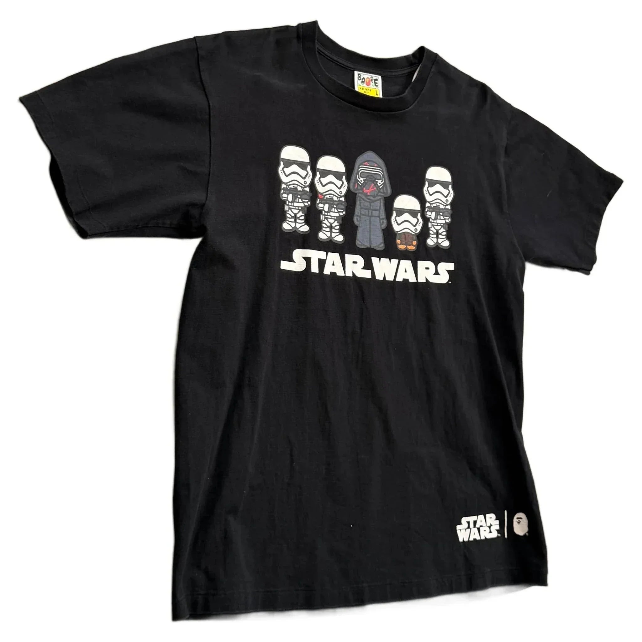 A Bathing Ape (BAPE) T-Shirt - Black - L - Star Wars