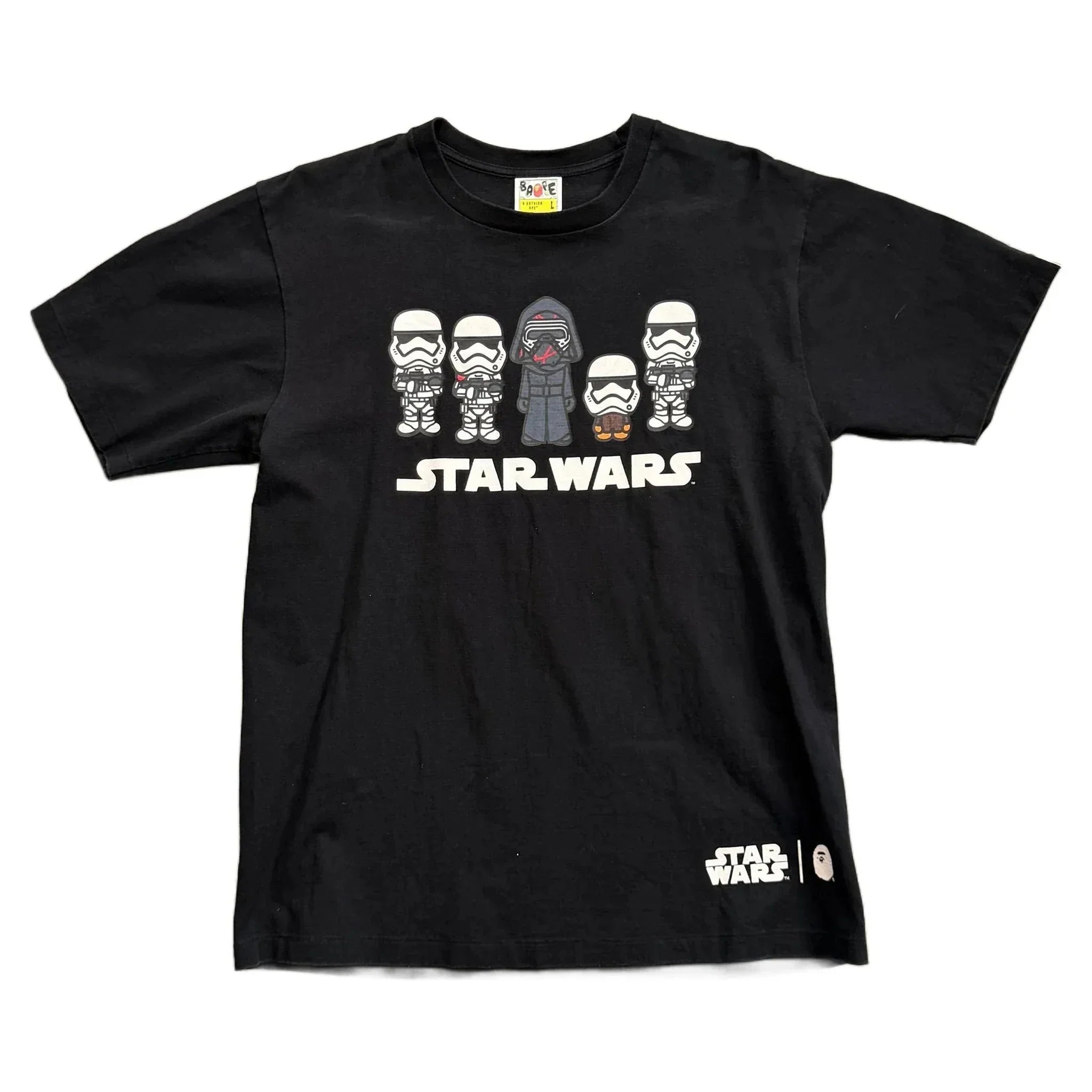 A Bathing Ape (BAPE) T-Shirt - Black - L - Star Wars