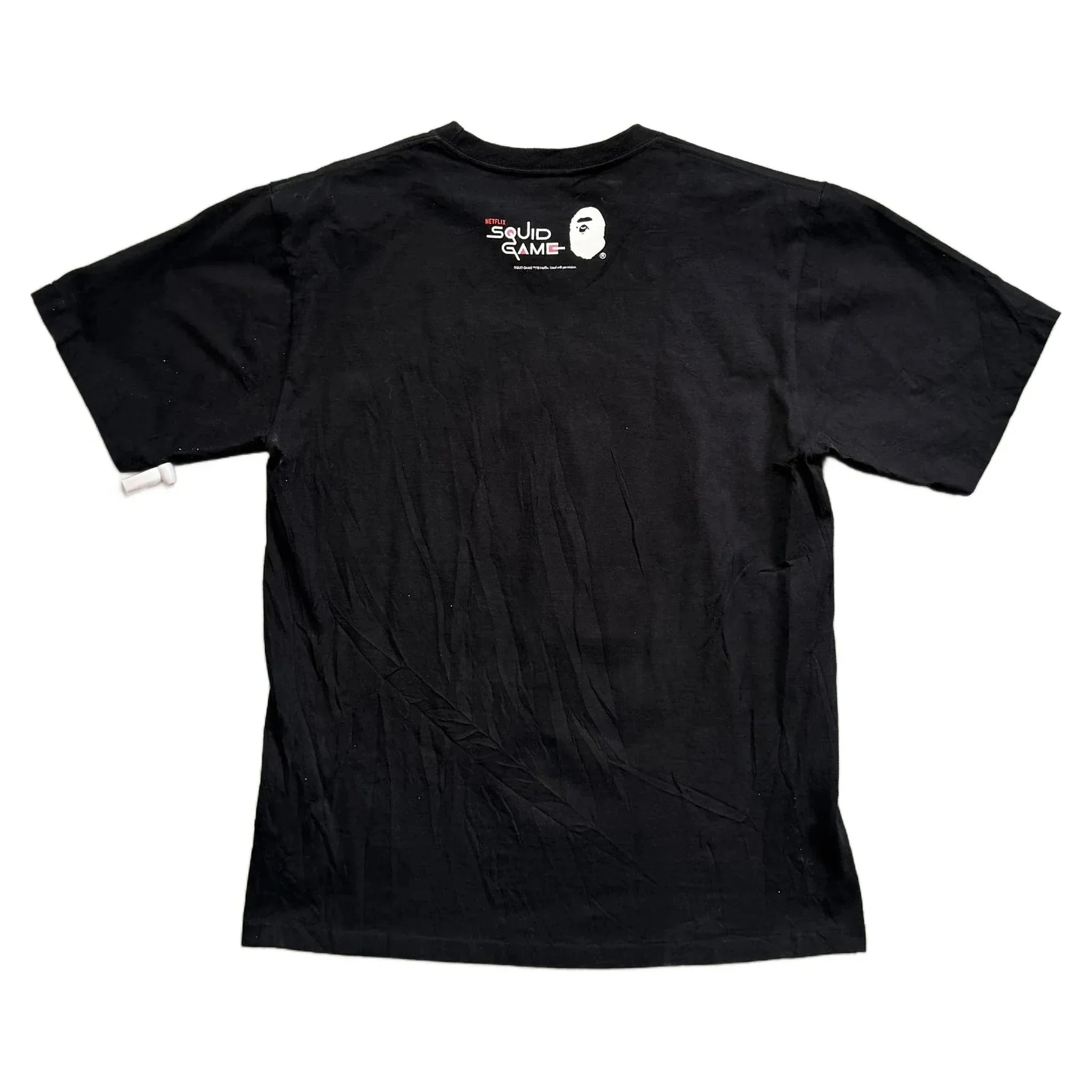 A Bathing Ape (BAPE) T-Shirt - Black - L - Squid Game