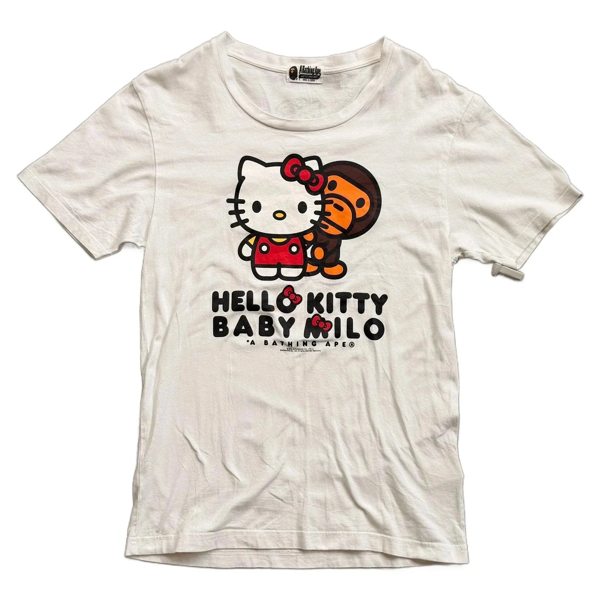 A Bathing Ape (BAPE) x Hello Kitty T-Shirt - White - L