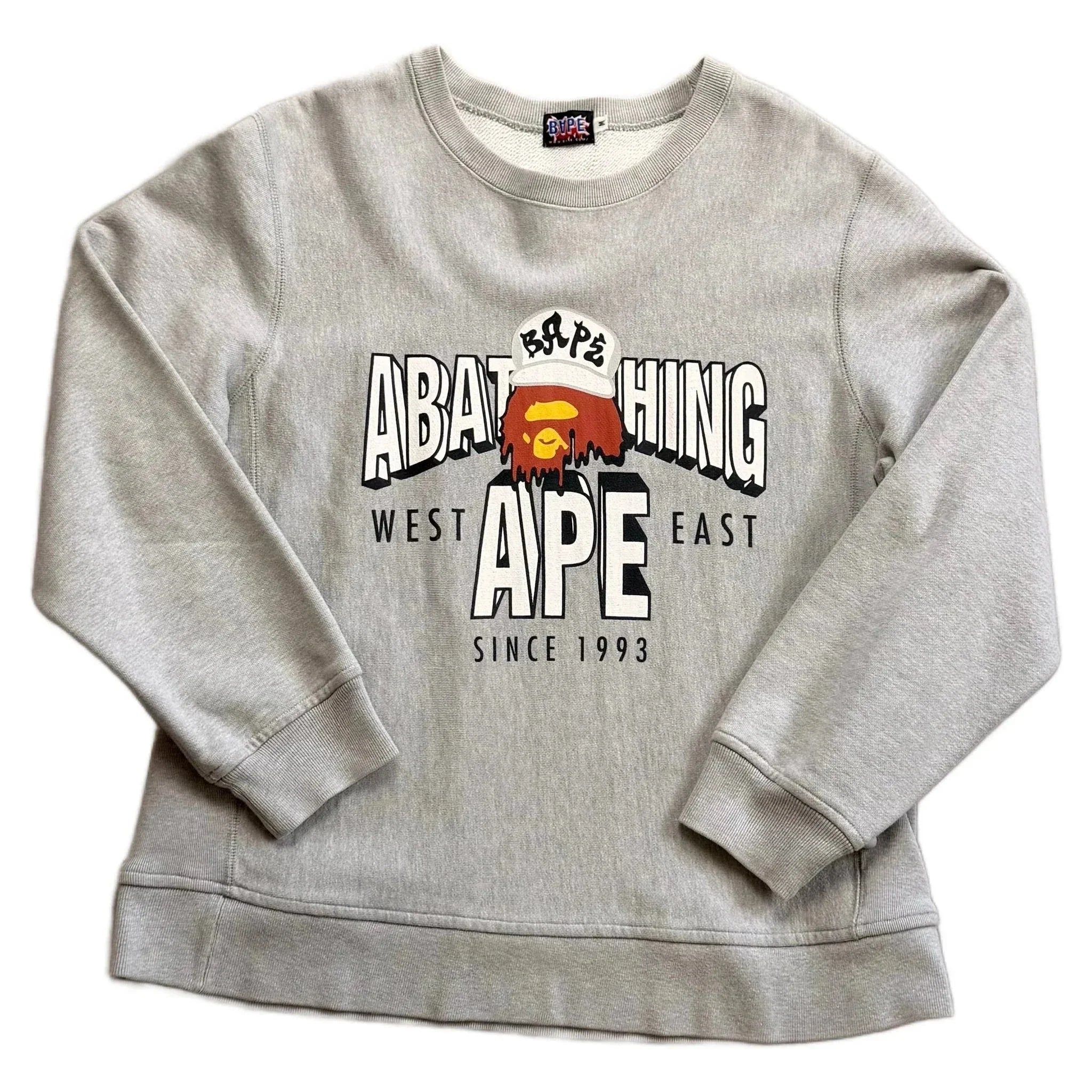 A Bathing Ape (BAPE) Sweatshirt - Grey - M