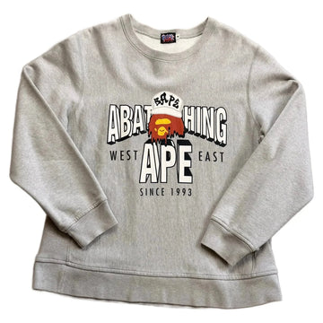 A Bathing Ape (BAPE) Sweatshirt - Grey - M