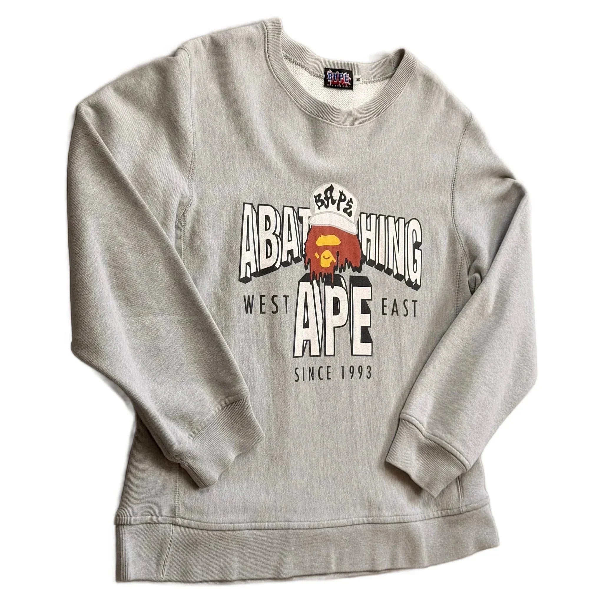 A Bathing Ape (BAPE) Sweatshirt - Grey - M