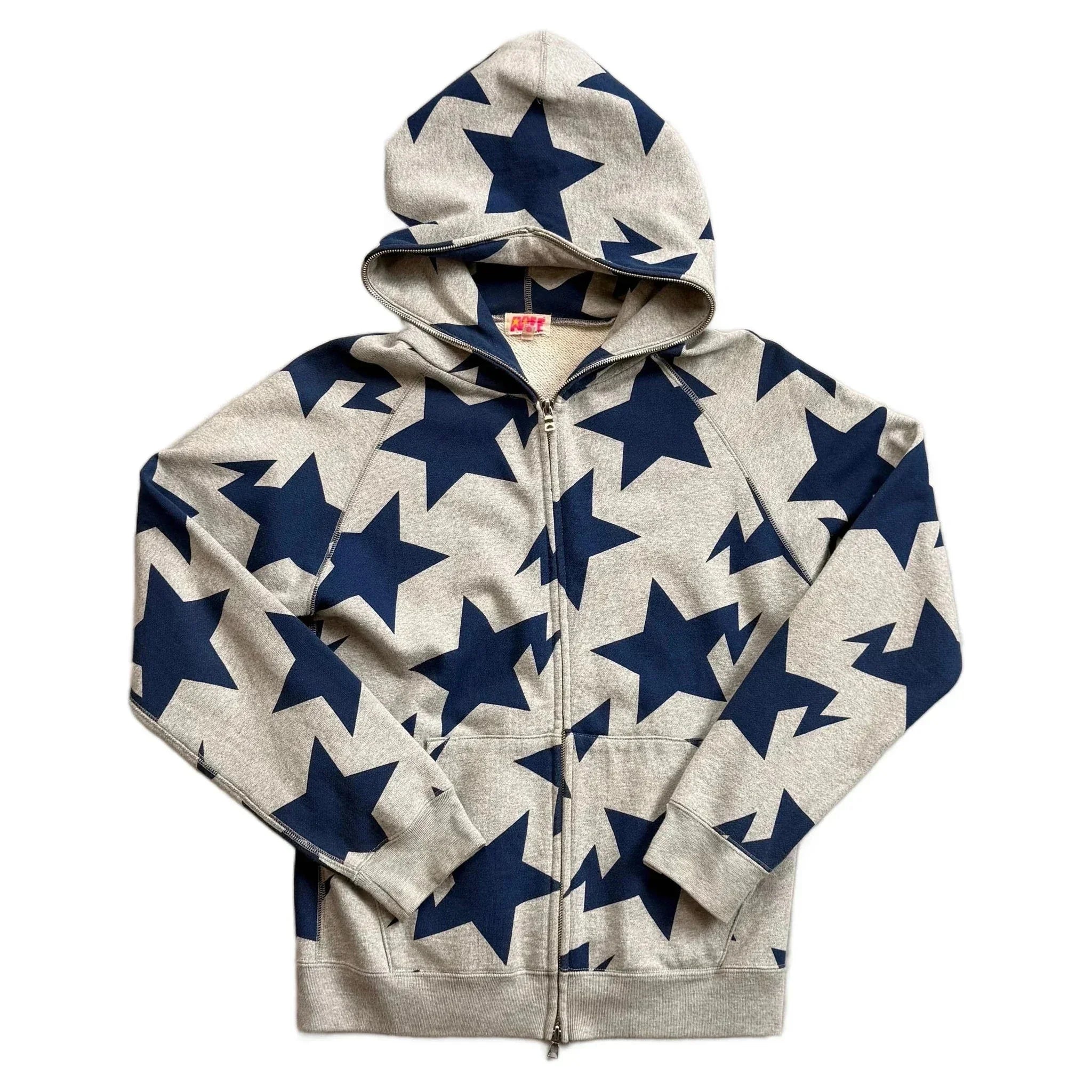 A Bathing Ape (BAPE) Zip Up Hoodie - Grey - M