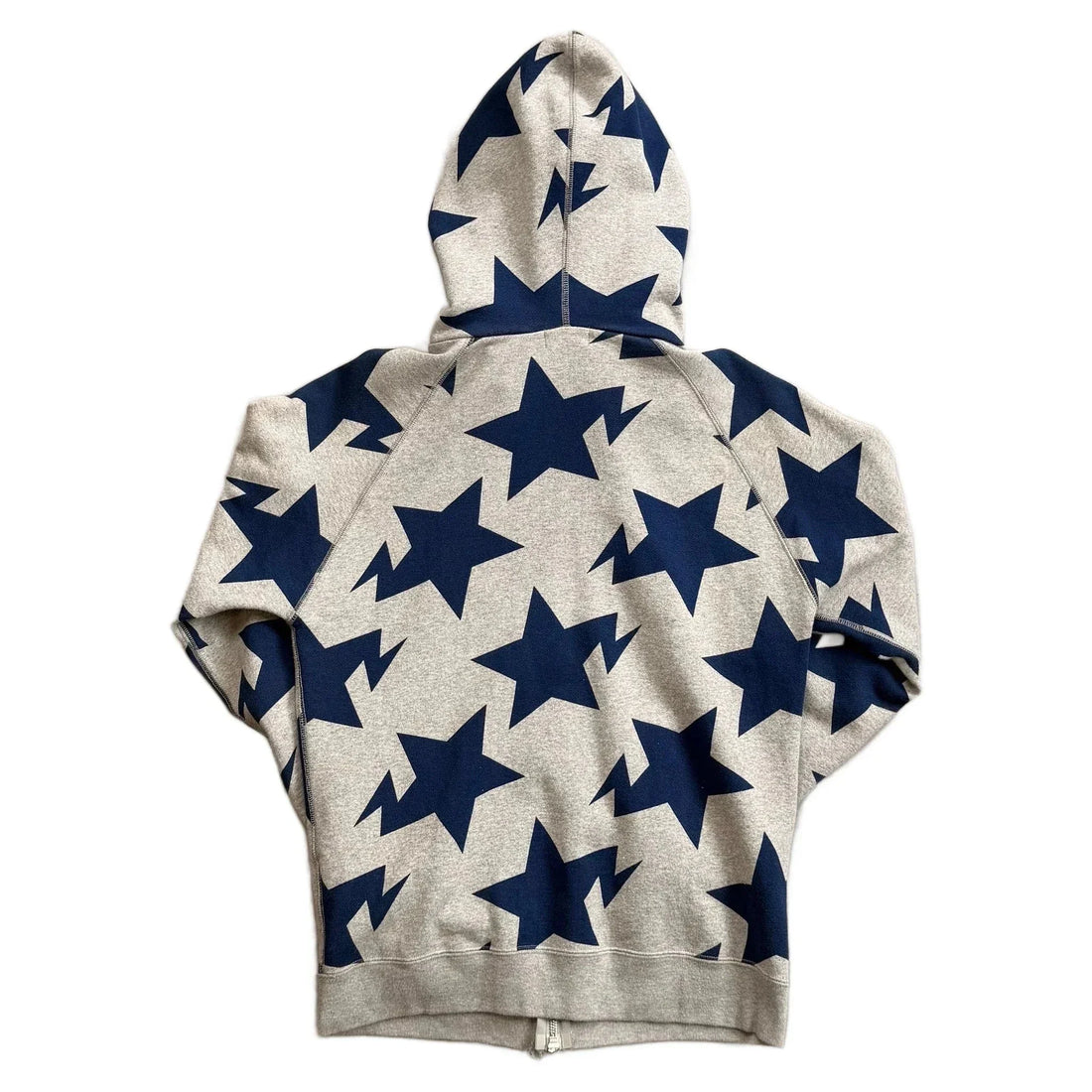 A Bathing Ape (BAPE) Zip Up Hoodie - Grey - M