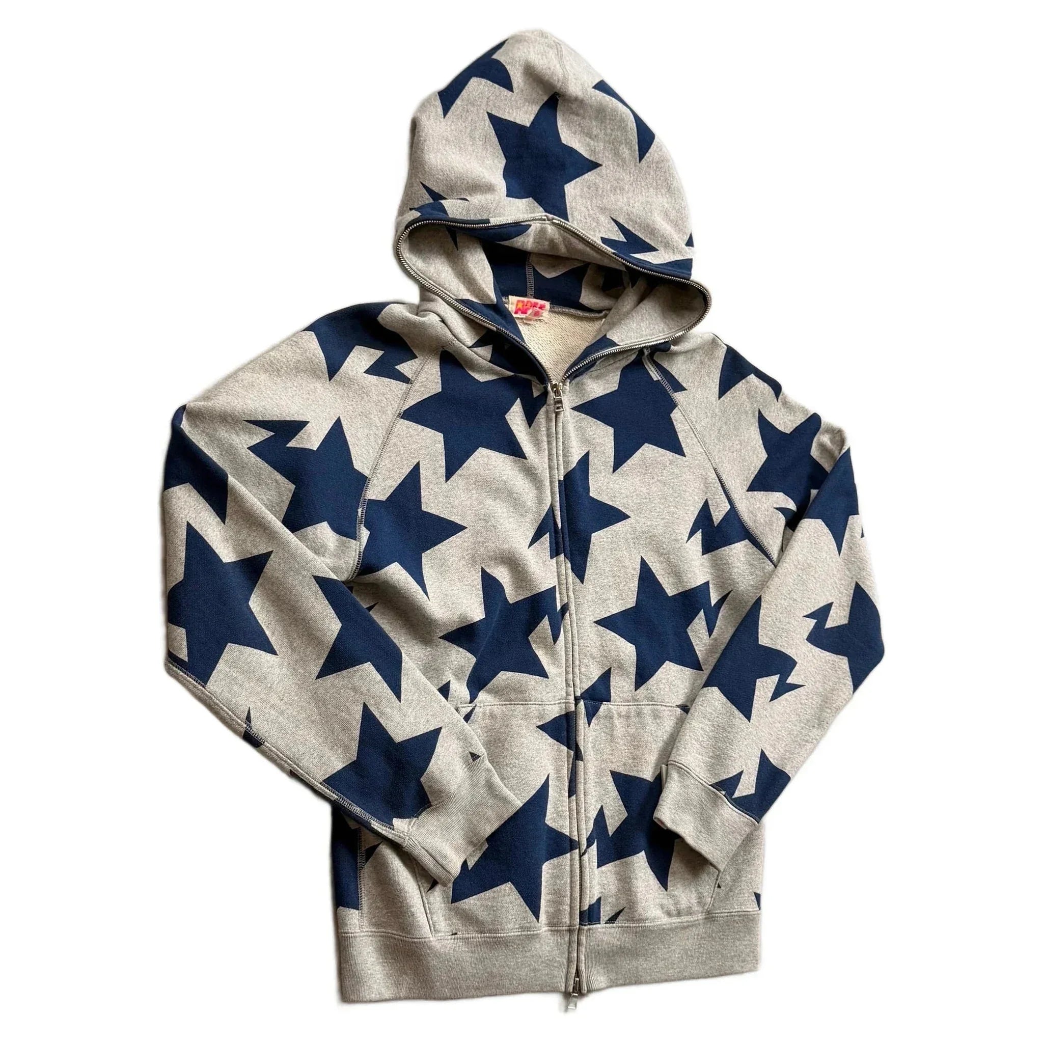 A Bathing Ape (BAPE) Zip Up Hoodie - Grey - M
