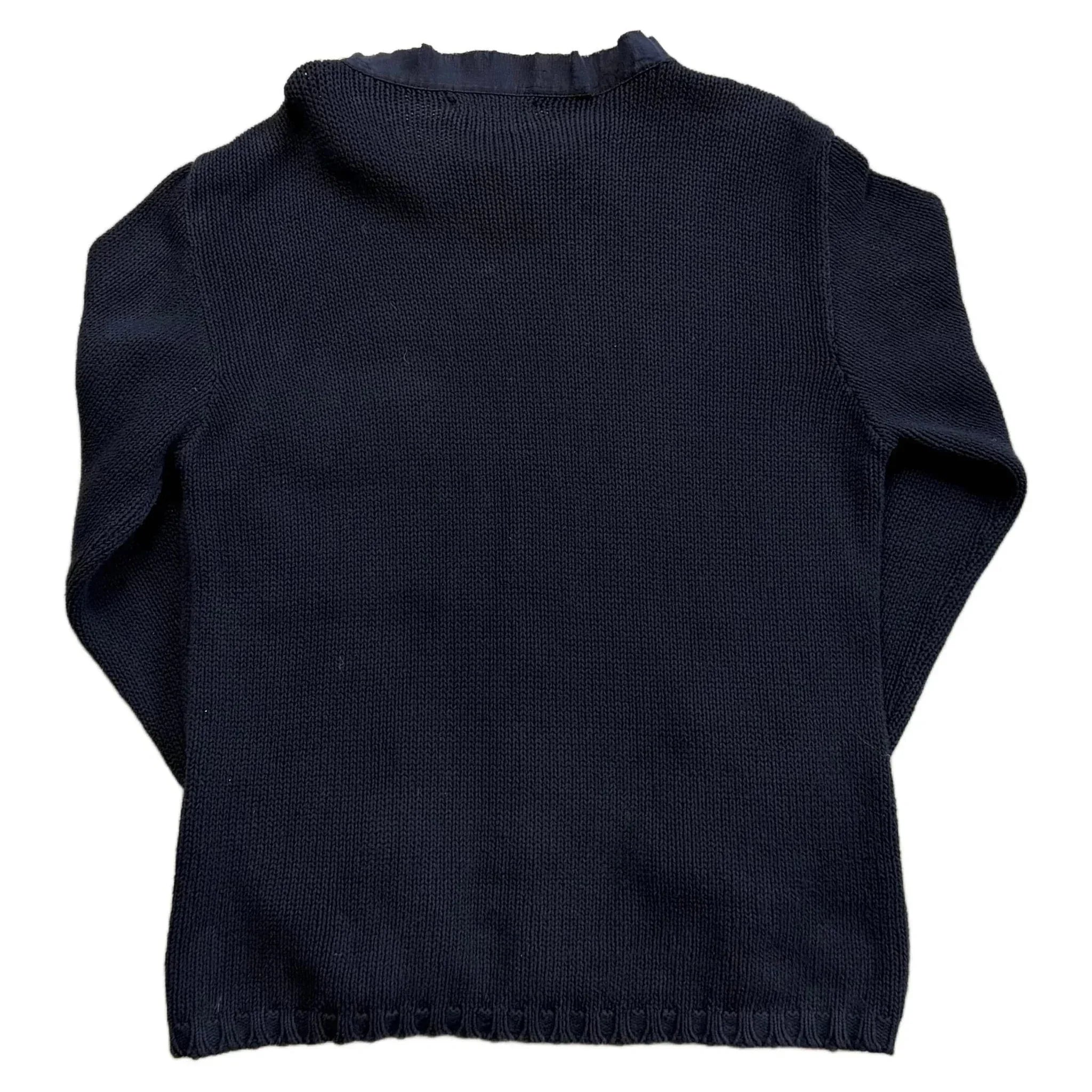 Stone Island Knitted Sweatshirt - Navy - XL