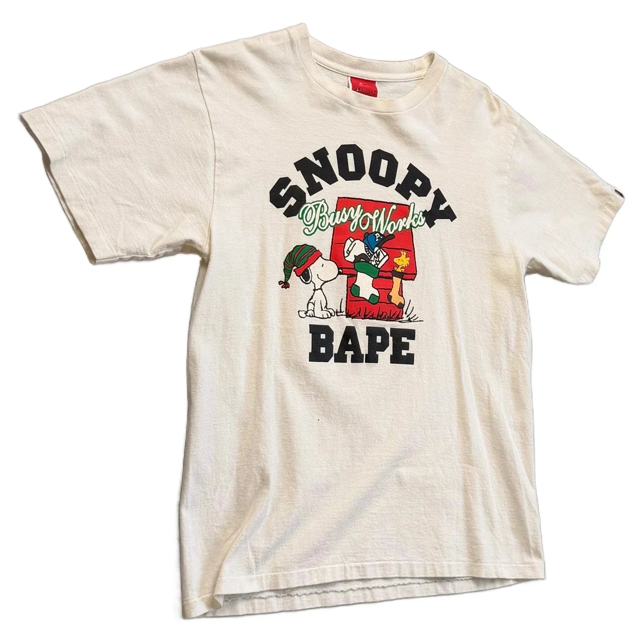 A Bathing Ape (BAPE) x Snoopy T-shirt - White - M