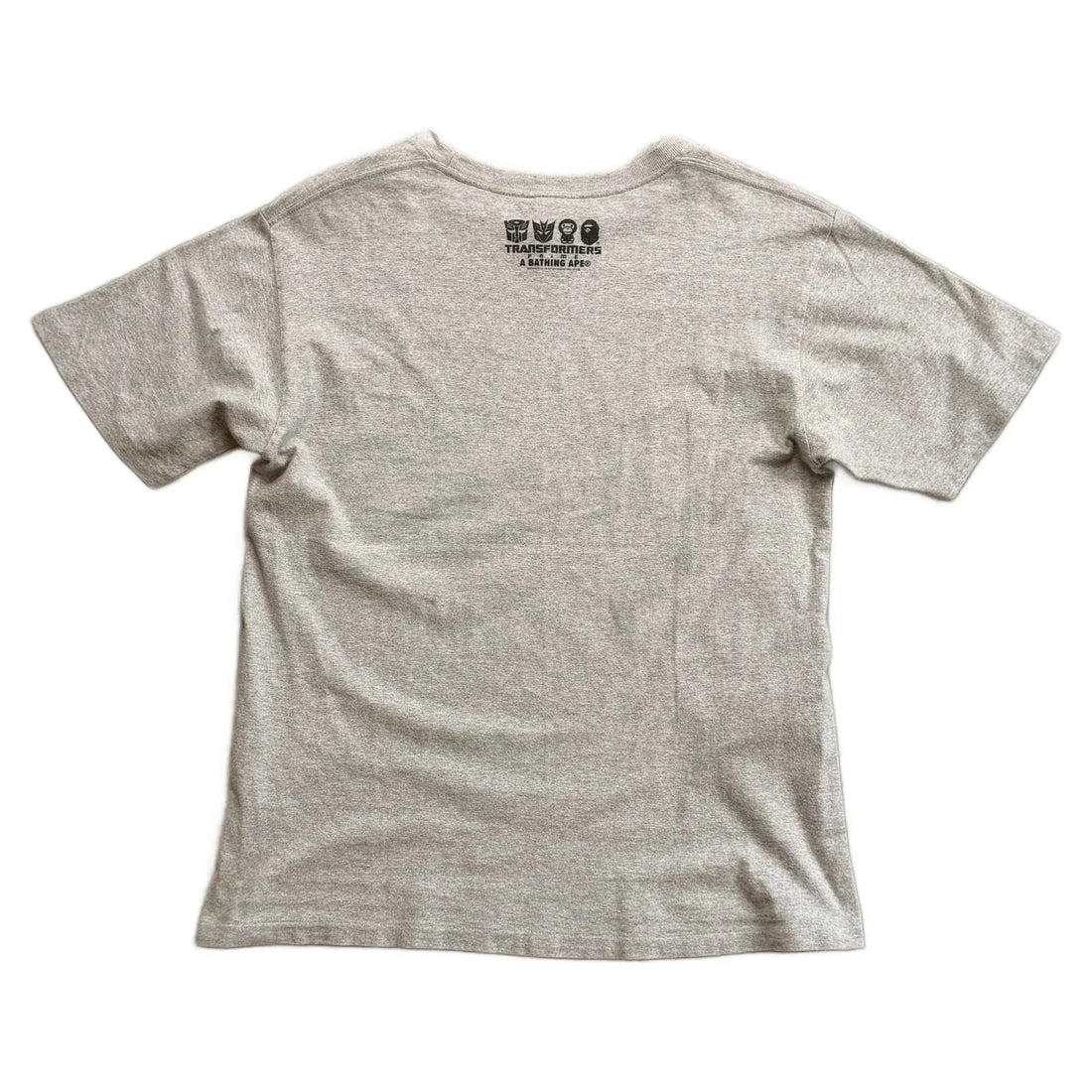 A Bathing Ape (BAPE) x Transformers T-Shirt - Grey - M