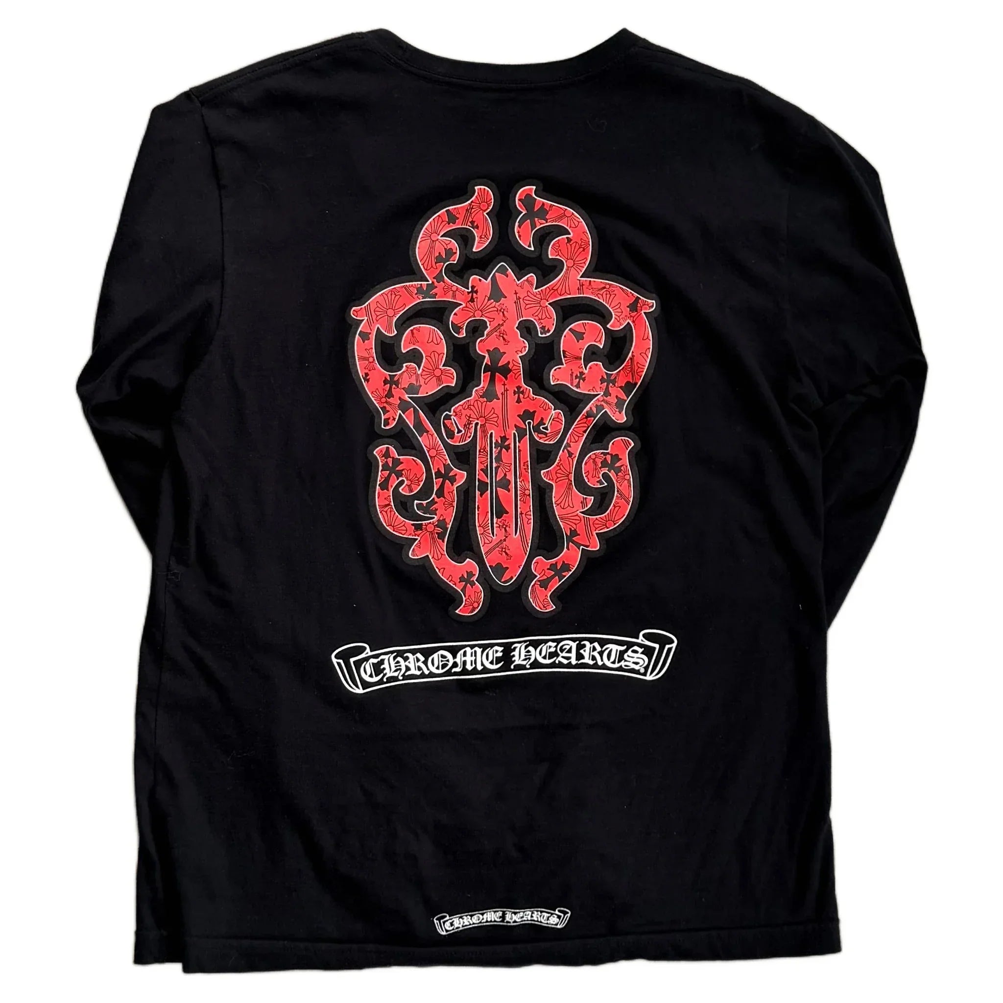 Chrome Hearts Long Sleeve Tee - Black - M