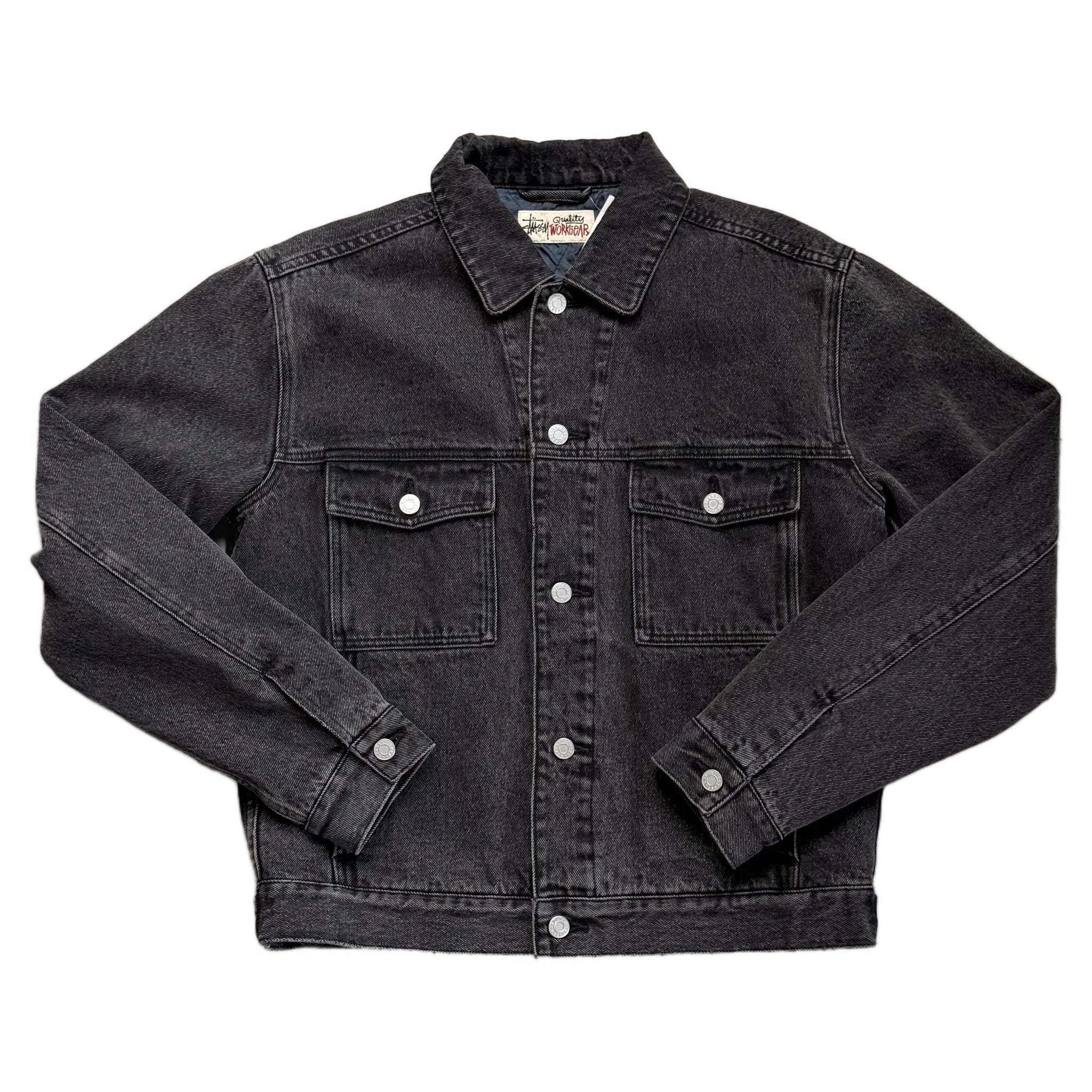 Stussy Denim Jacket - Black - M