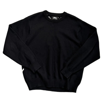 Stussy Knitted Sweatshirt - Black - L