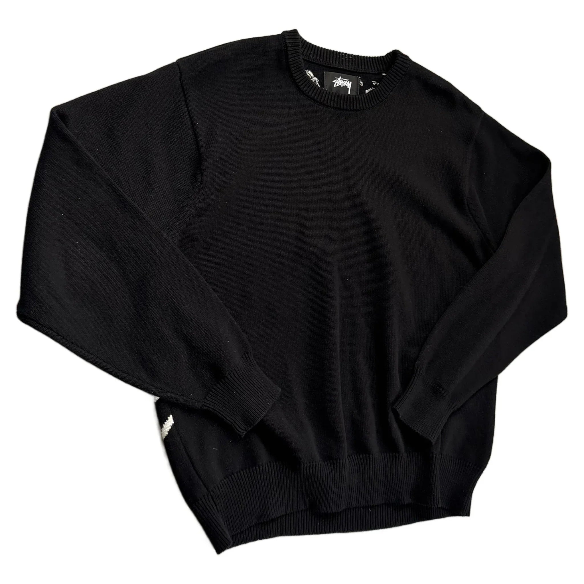 Stussy Knitted Sweatshirt - Black - L