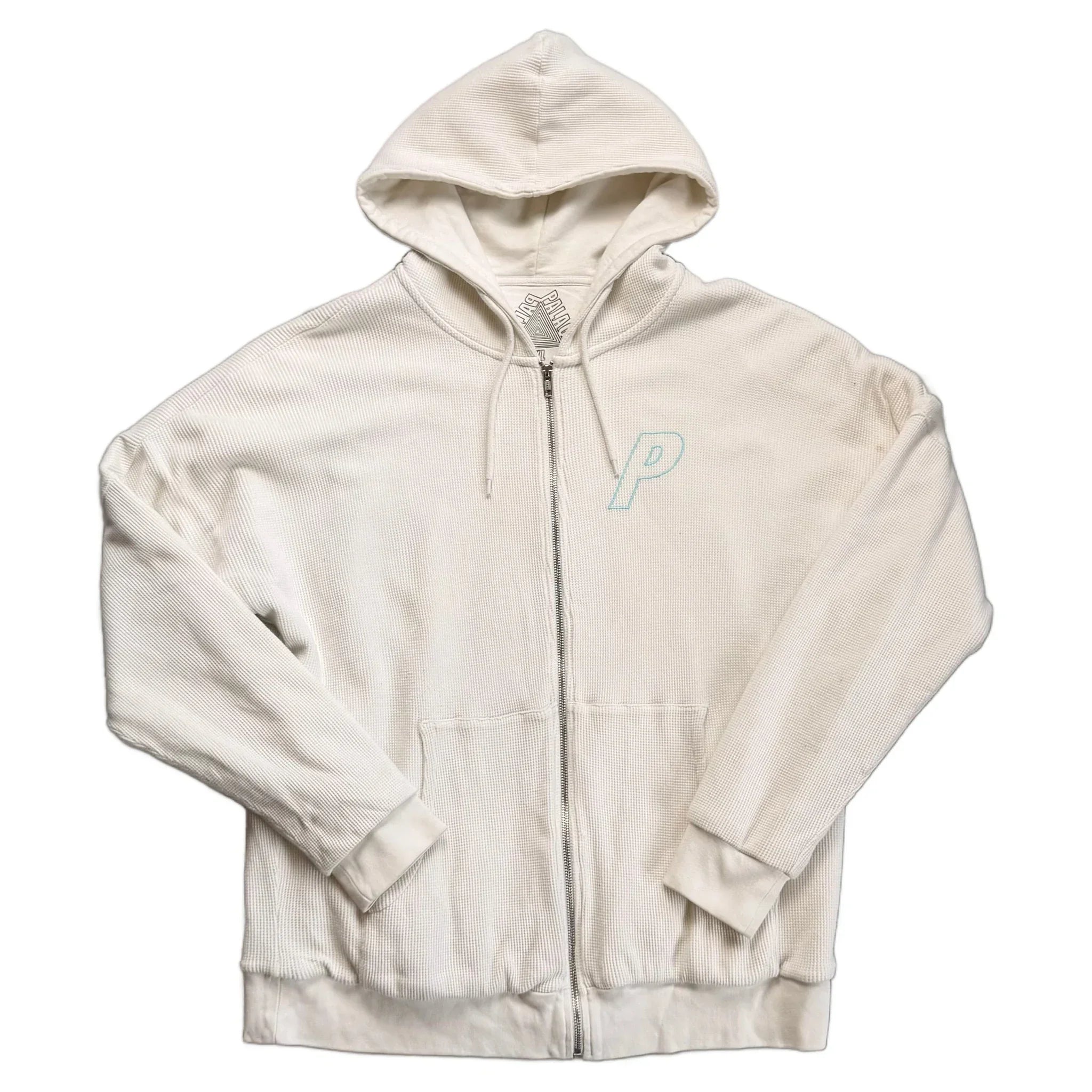 White Palace Zip Up Hoodie - White - XXL