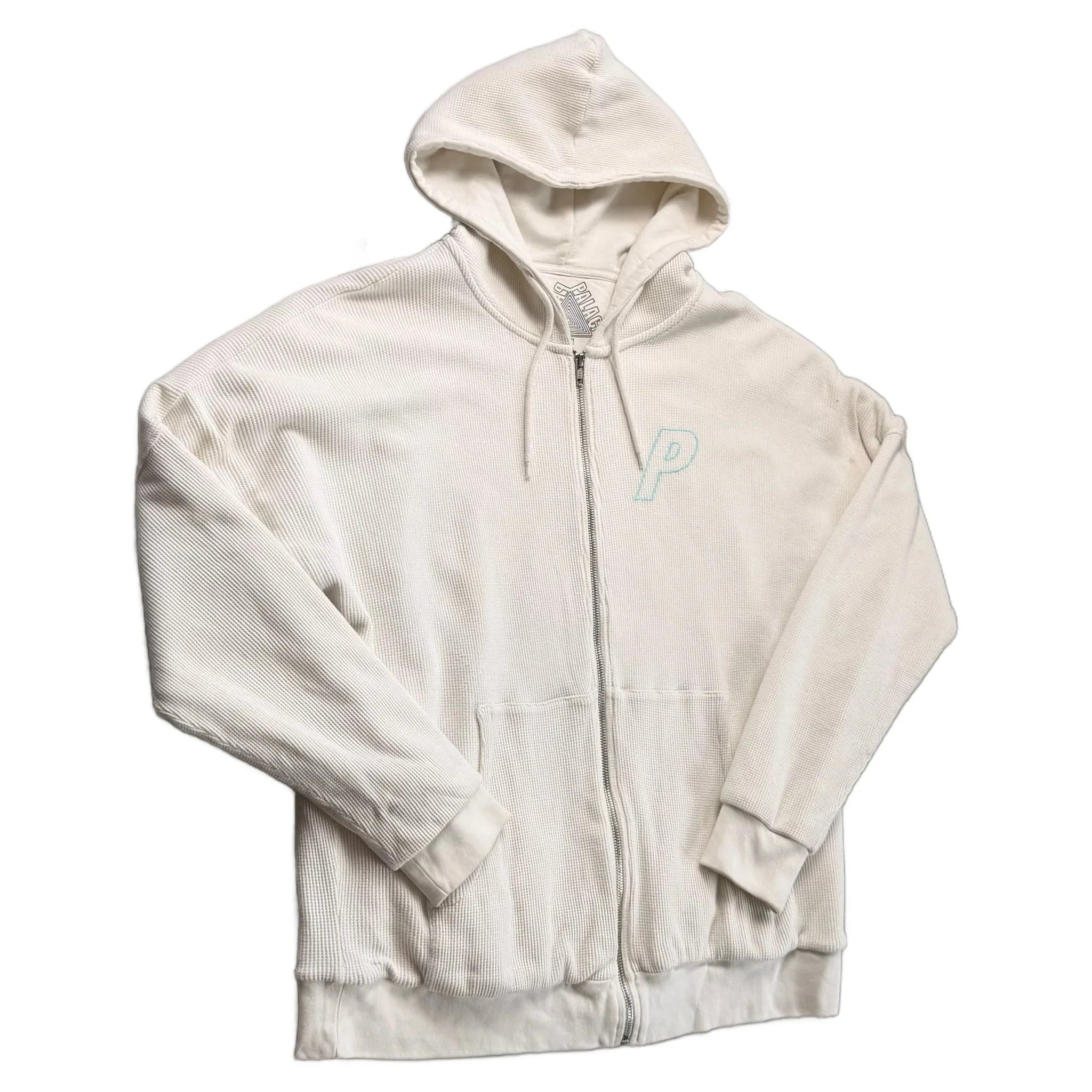 White Palace Zip Up Hoodie - White - XXL