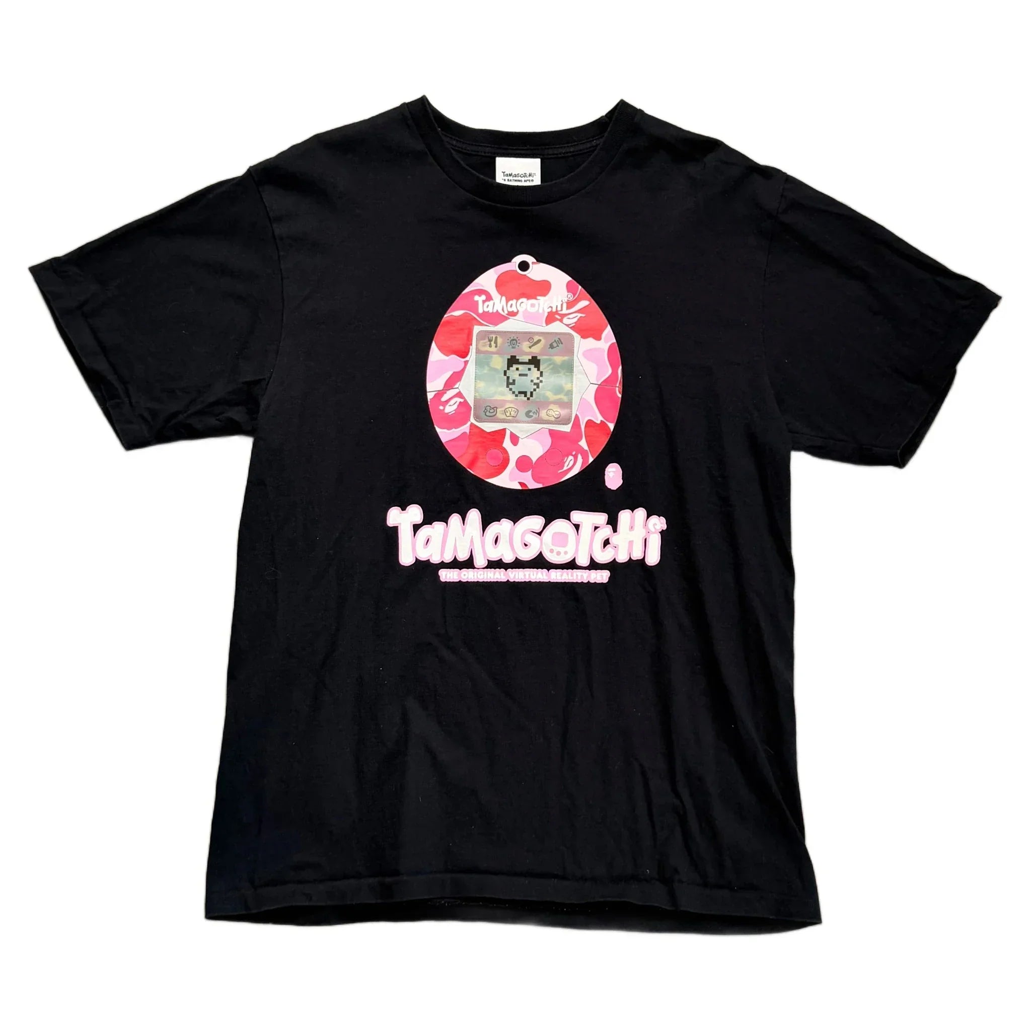 A Bathing Ape (BAPE) T-shirt - Black - L - BAPE x Tamagotchi