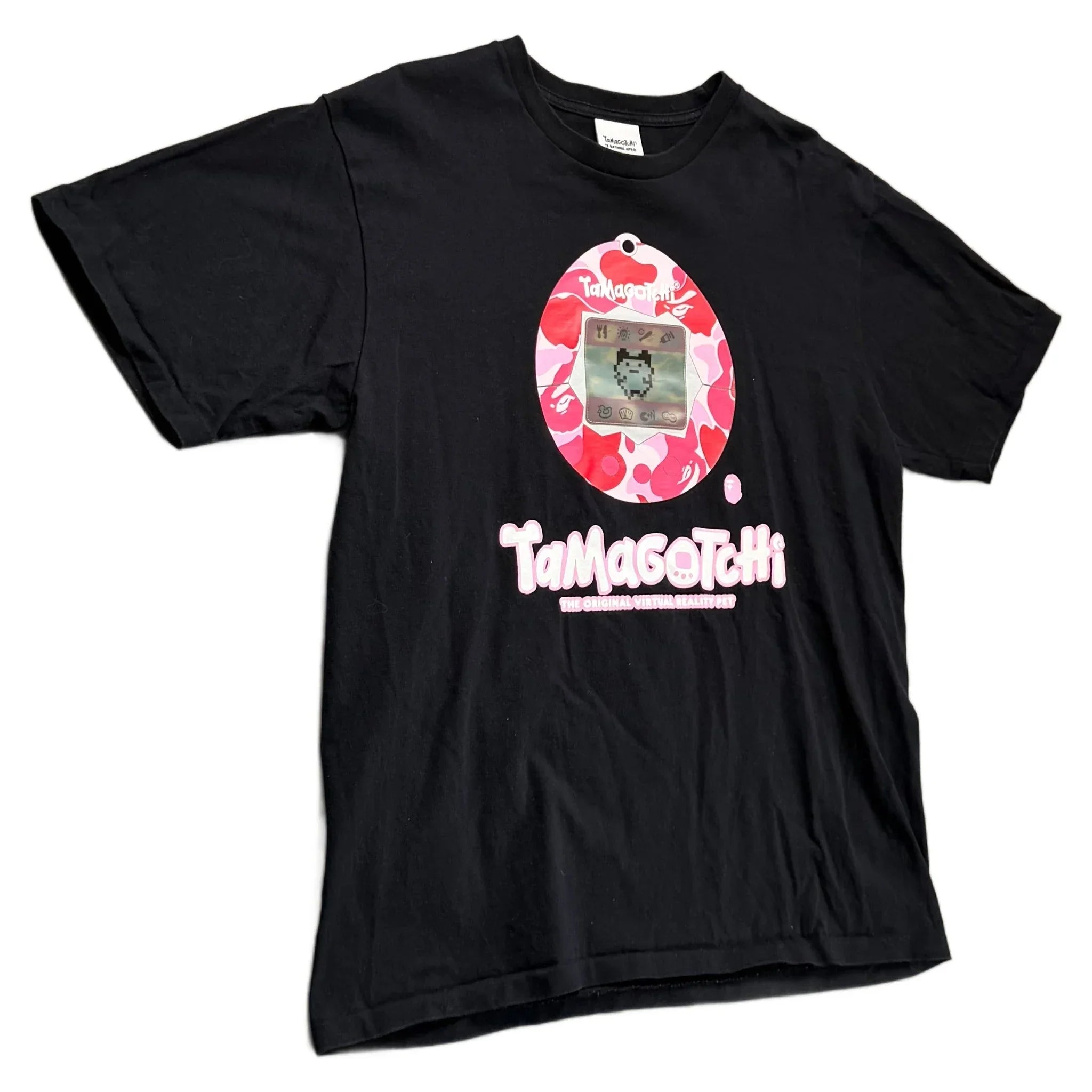 A Bathing Ape (BAPE) T-shirt - Black - L - BAPE x Tamagotchi
