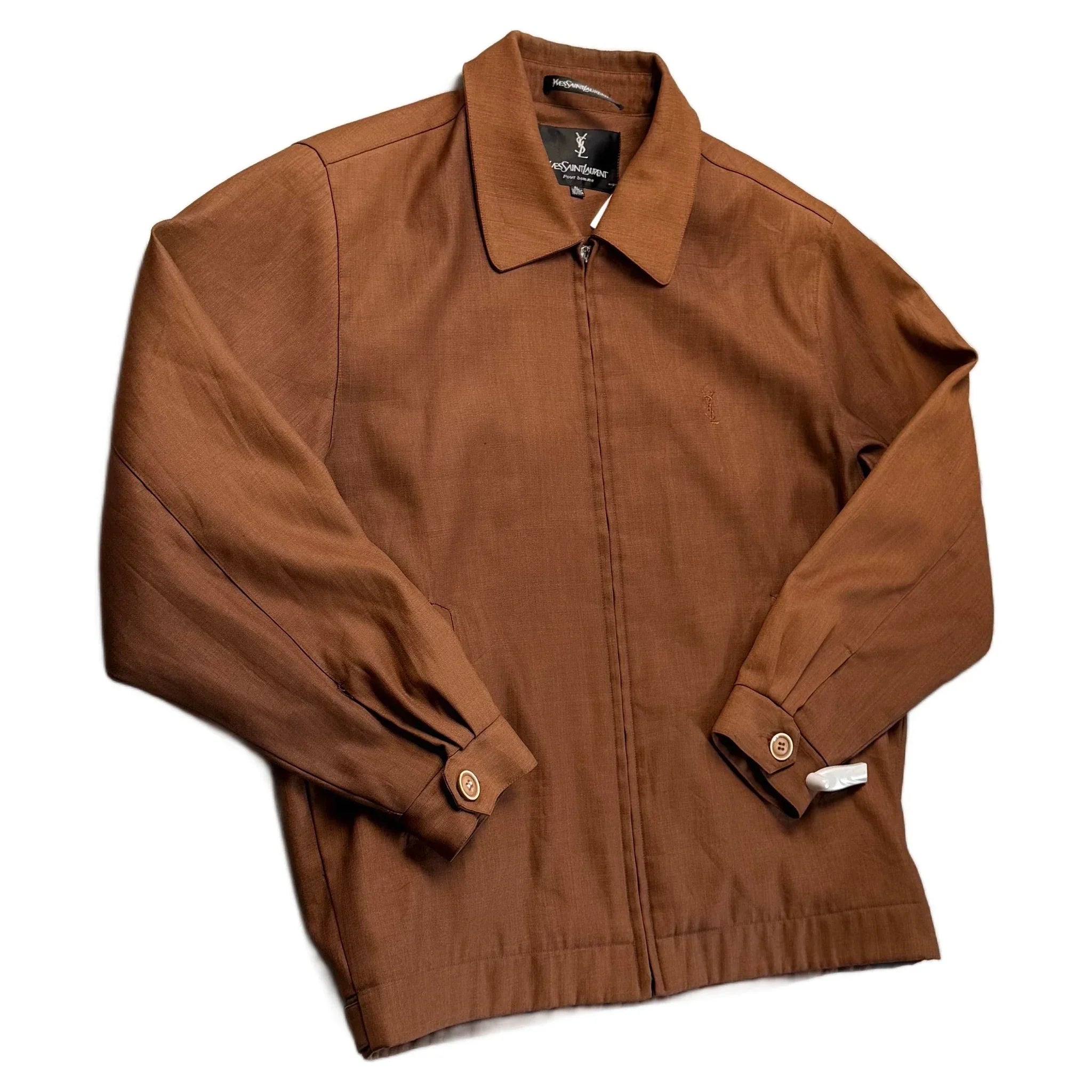 Yves Saint Laurent (YSL) Jacket - Brown - L