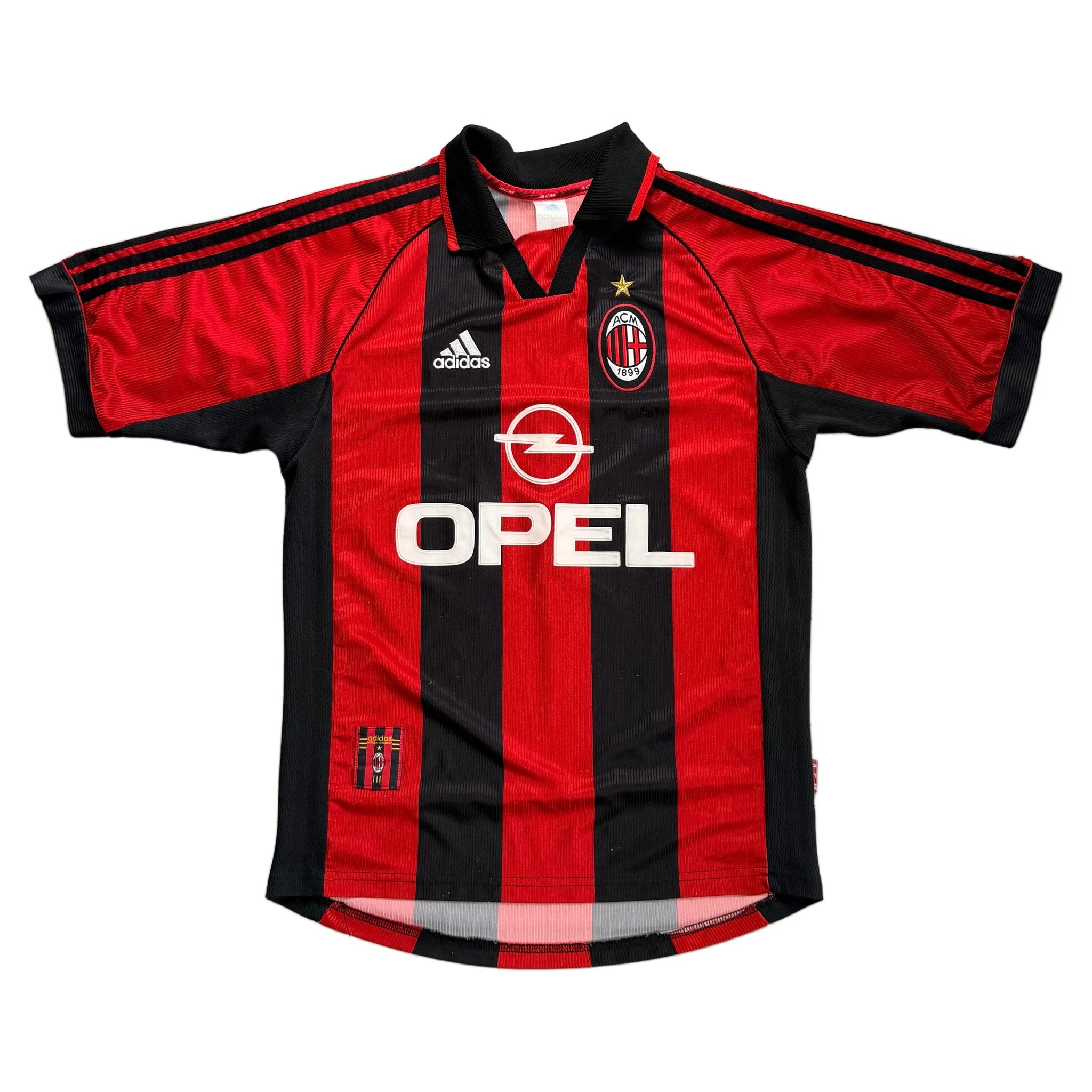 AC Milan Home Shirt - Red - S - 1998