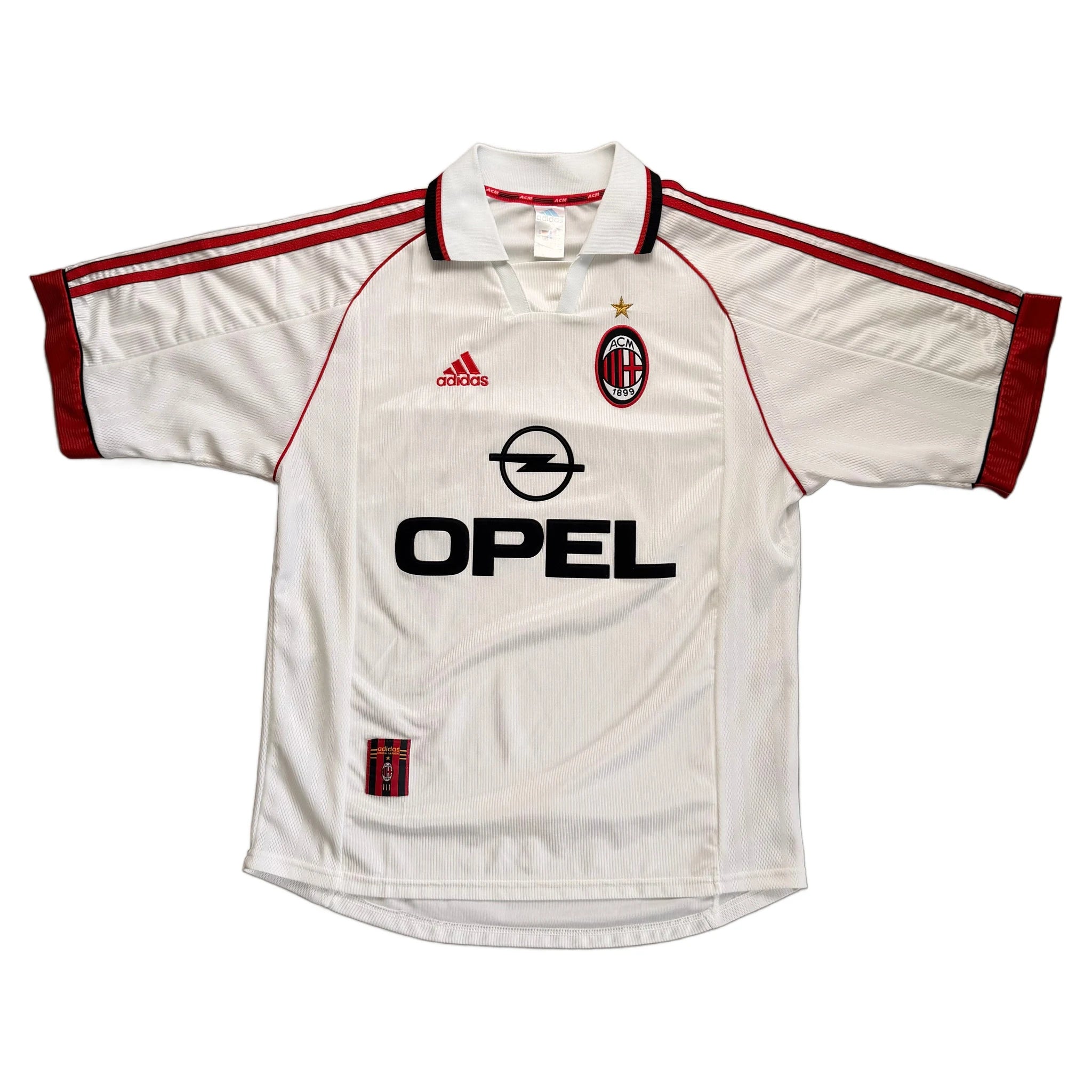 AC Milan Away Shirt - White - M - 1998