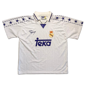 Real Madrid Home Shirt - White - M - 1996-97