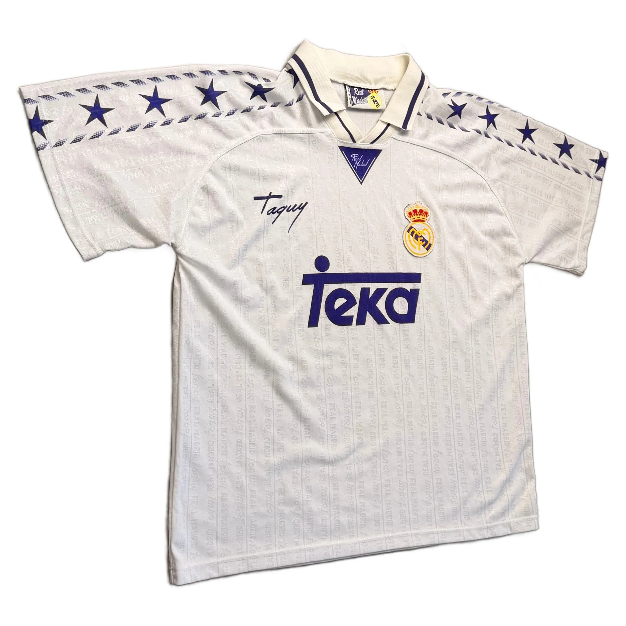 Real Madrid Home Shirt - White - M - 1996-97
