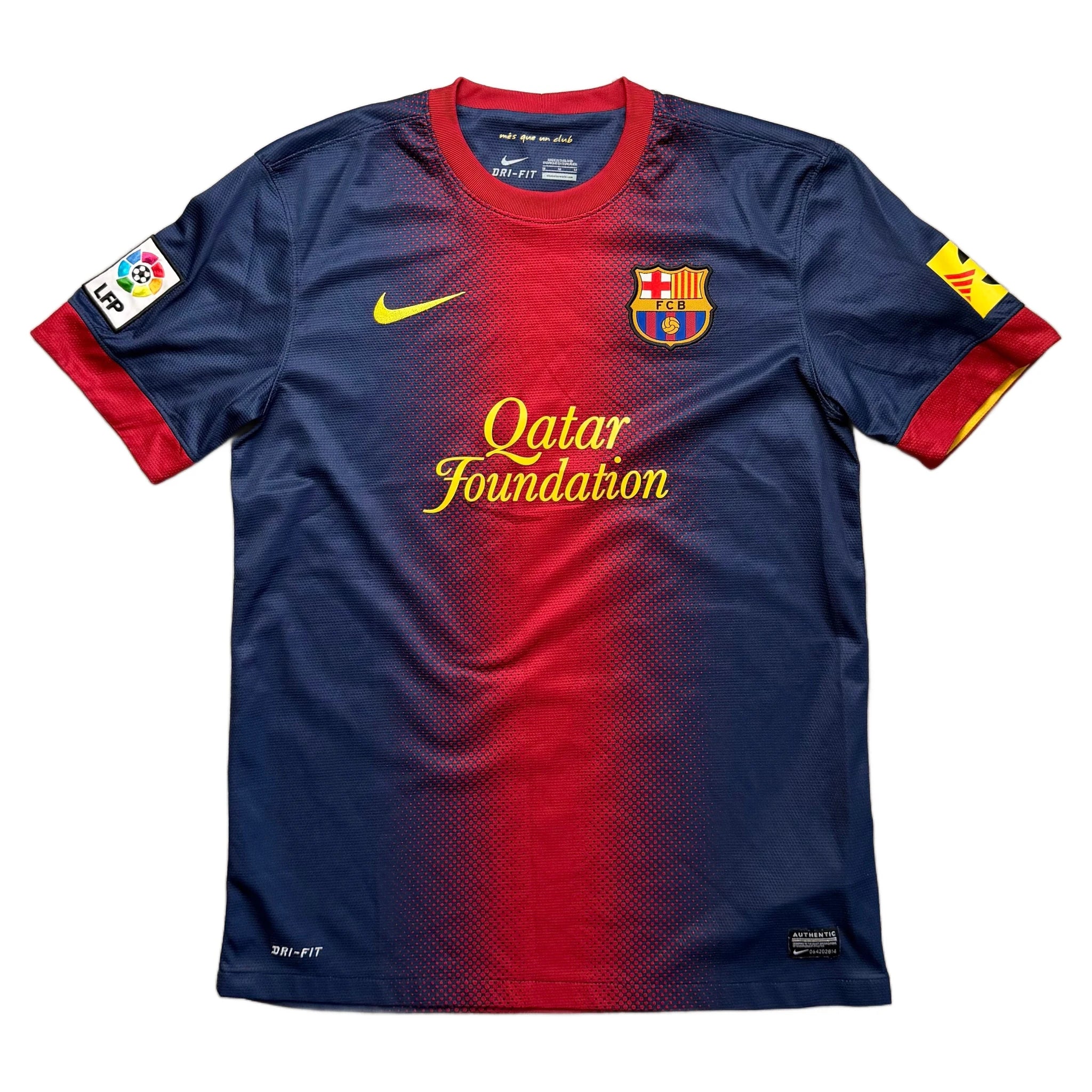 Nike Barcelona Home Shirt - Blue - M - 2012