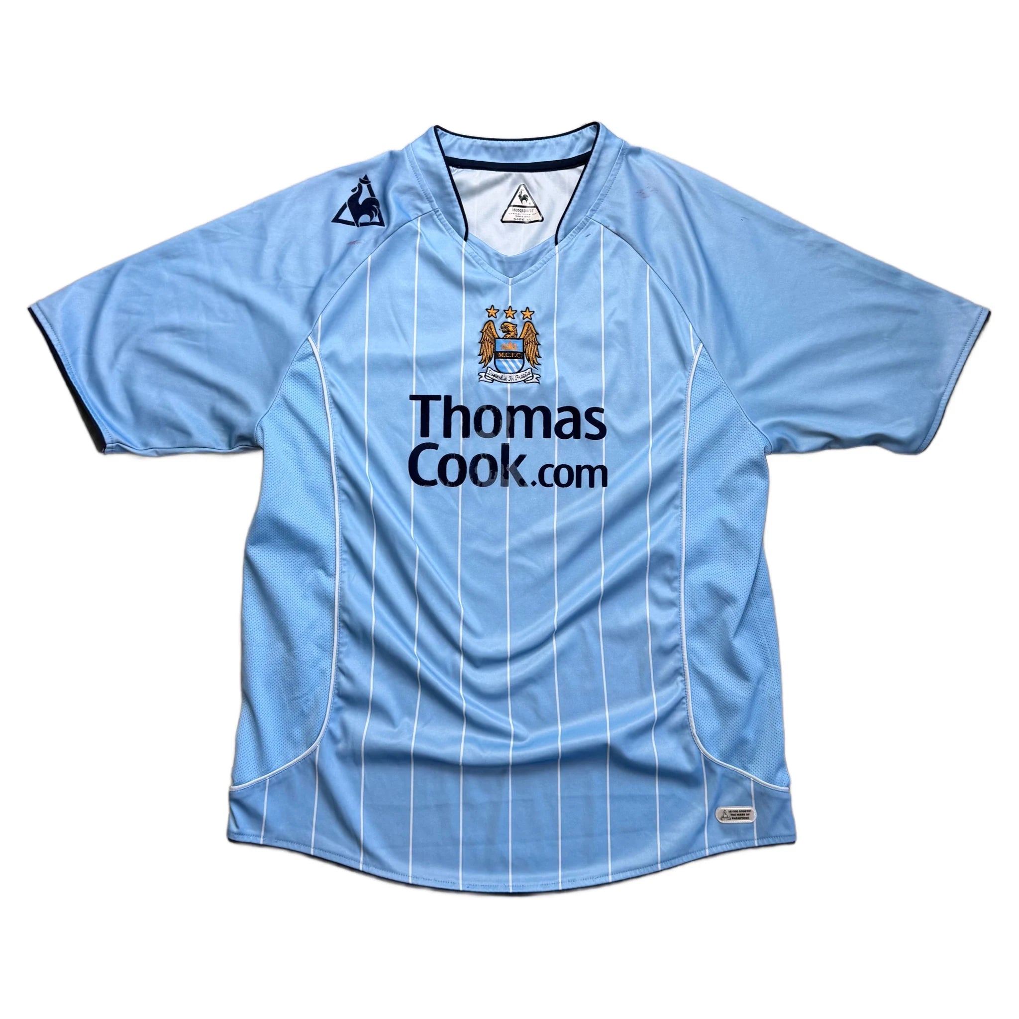 Manchester City Home Shirt - Blue - XL - 2007