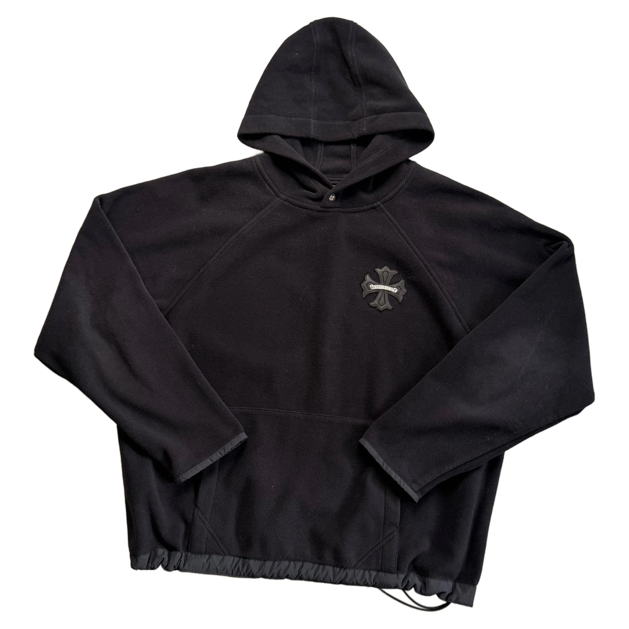 Chrome Hearts Fleece Hoodie - Black - L