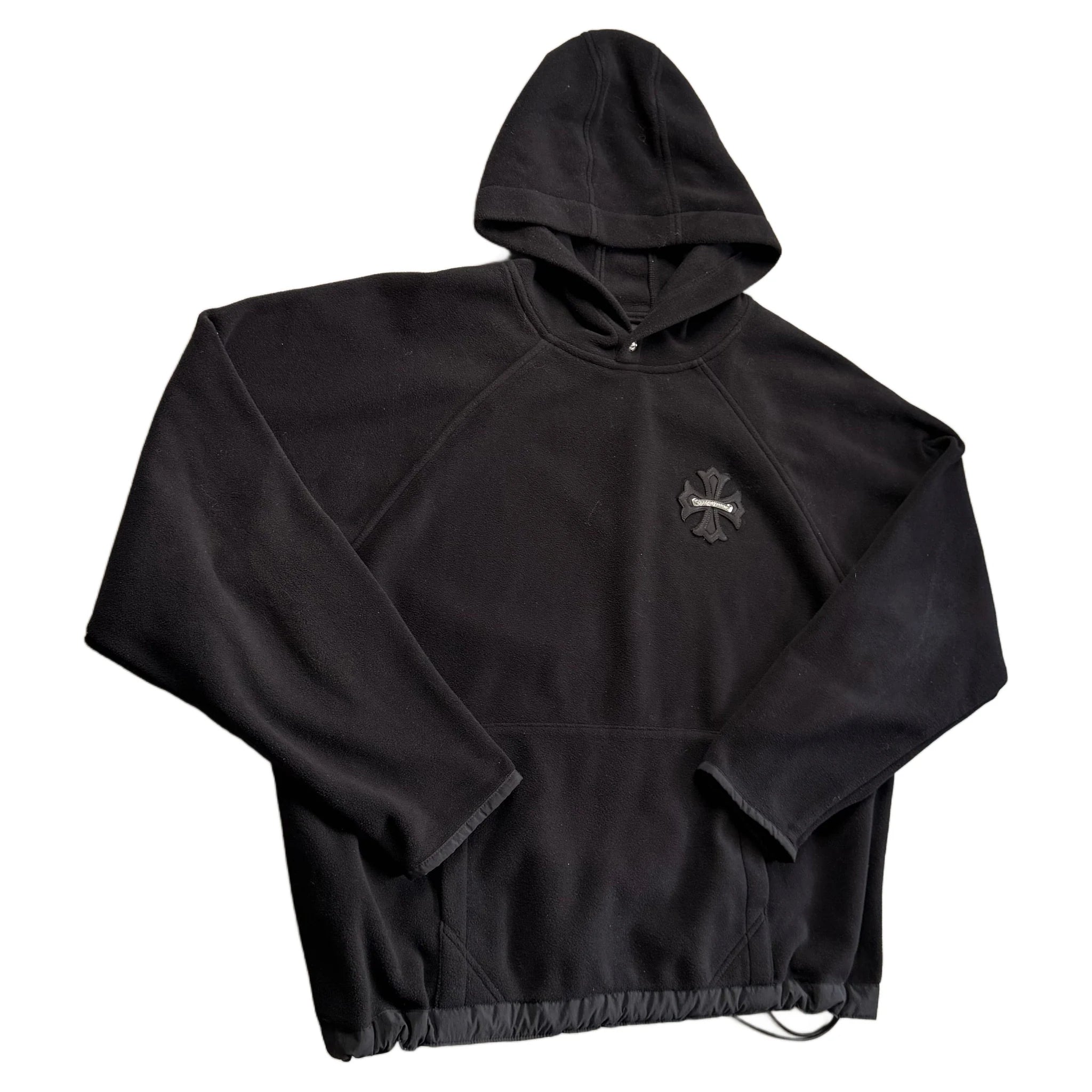 Chrome Hearts Fleece Hoodie - Black - L