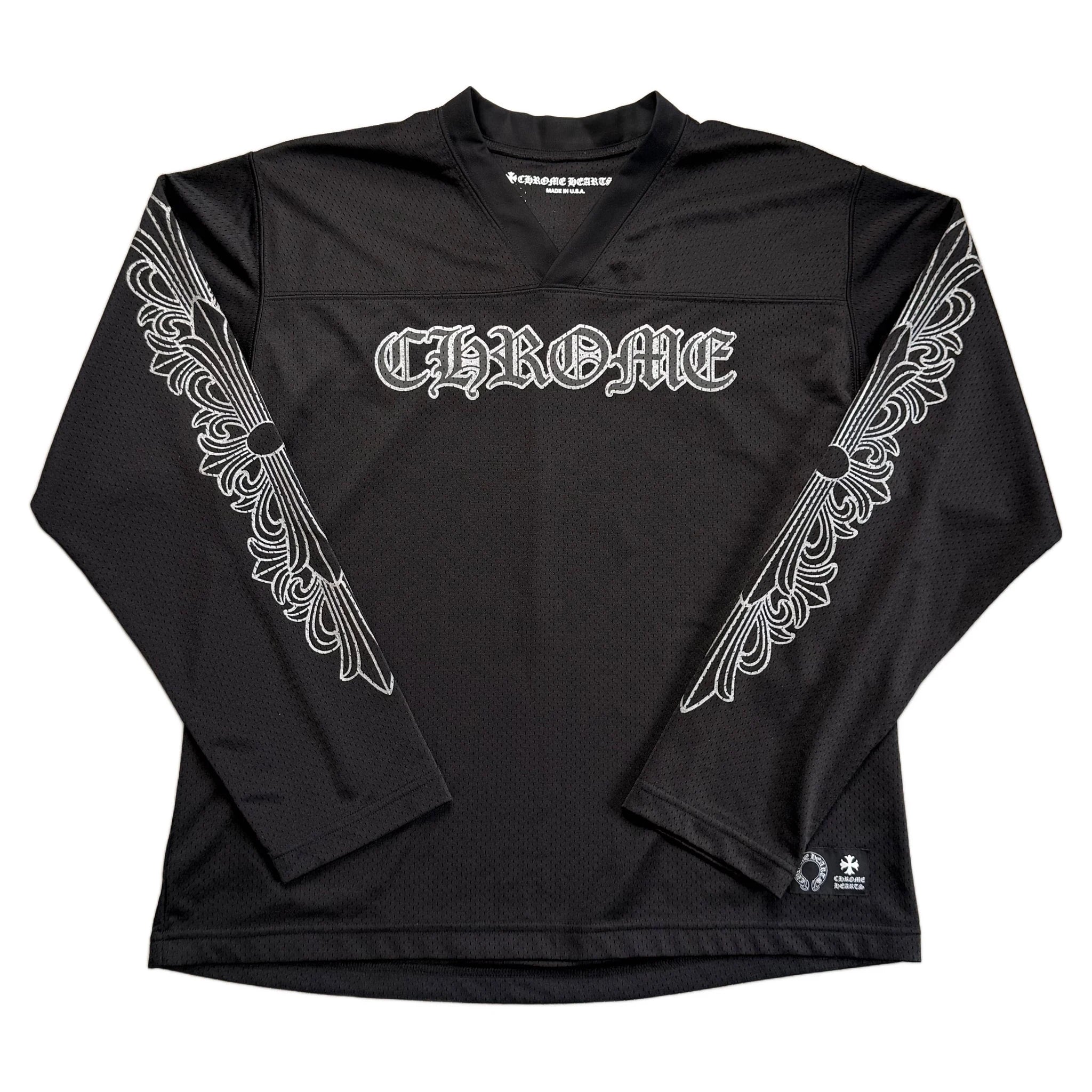 Chrome Hearts Long Sleeve Jersey - Black - M